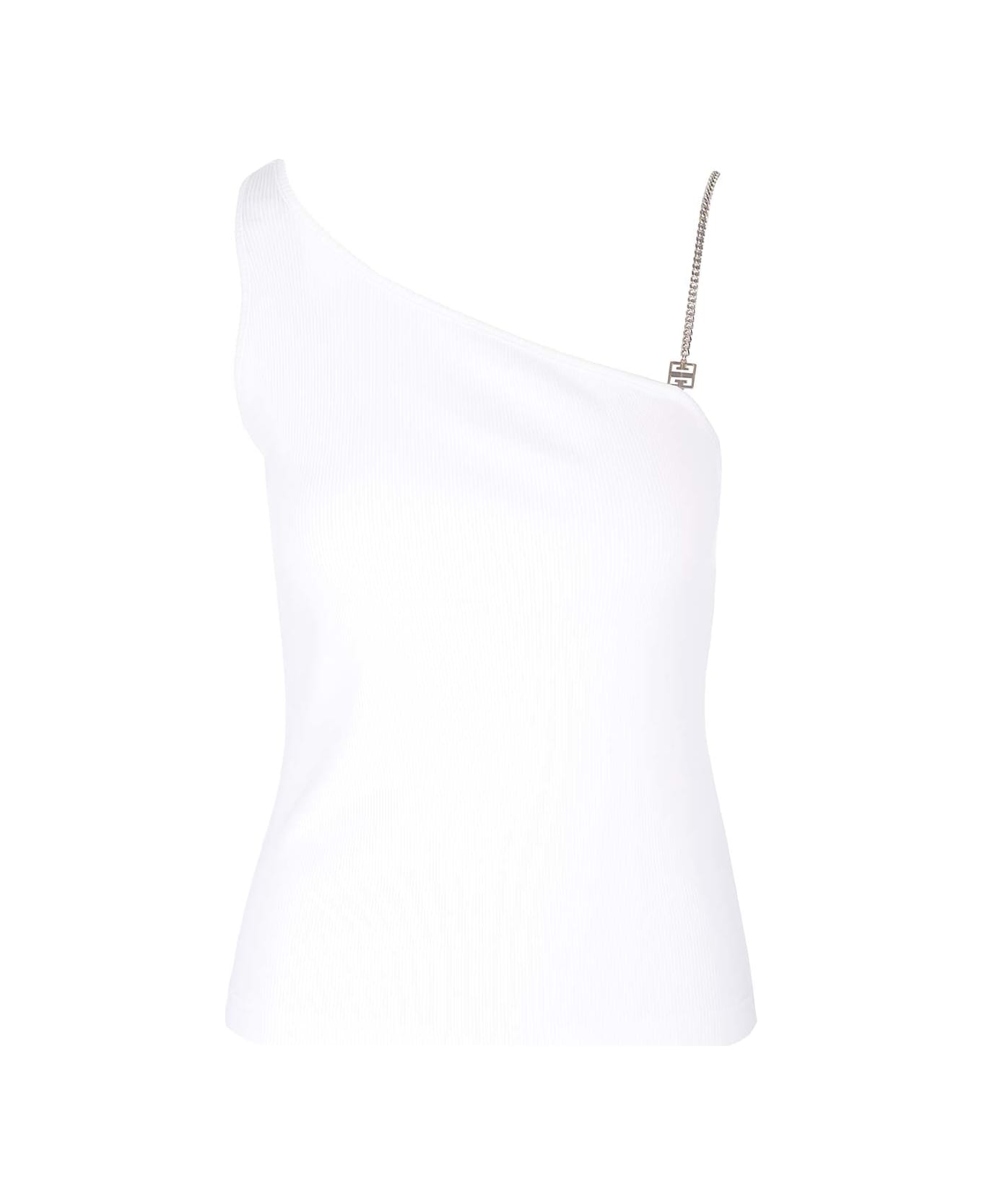 Givenchy '4g' One-shoulder Top - White