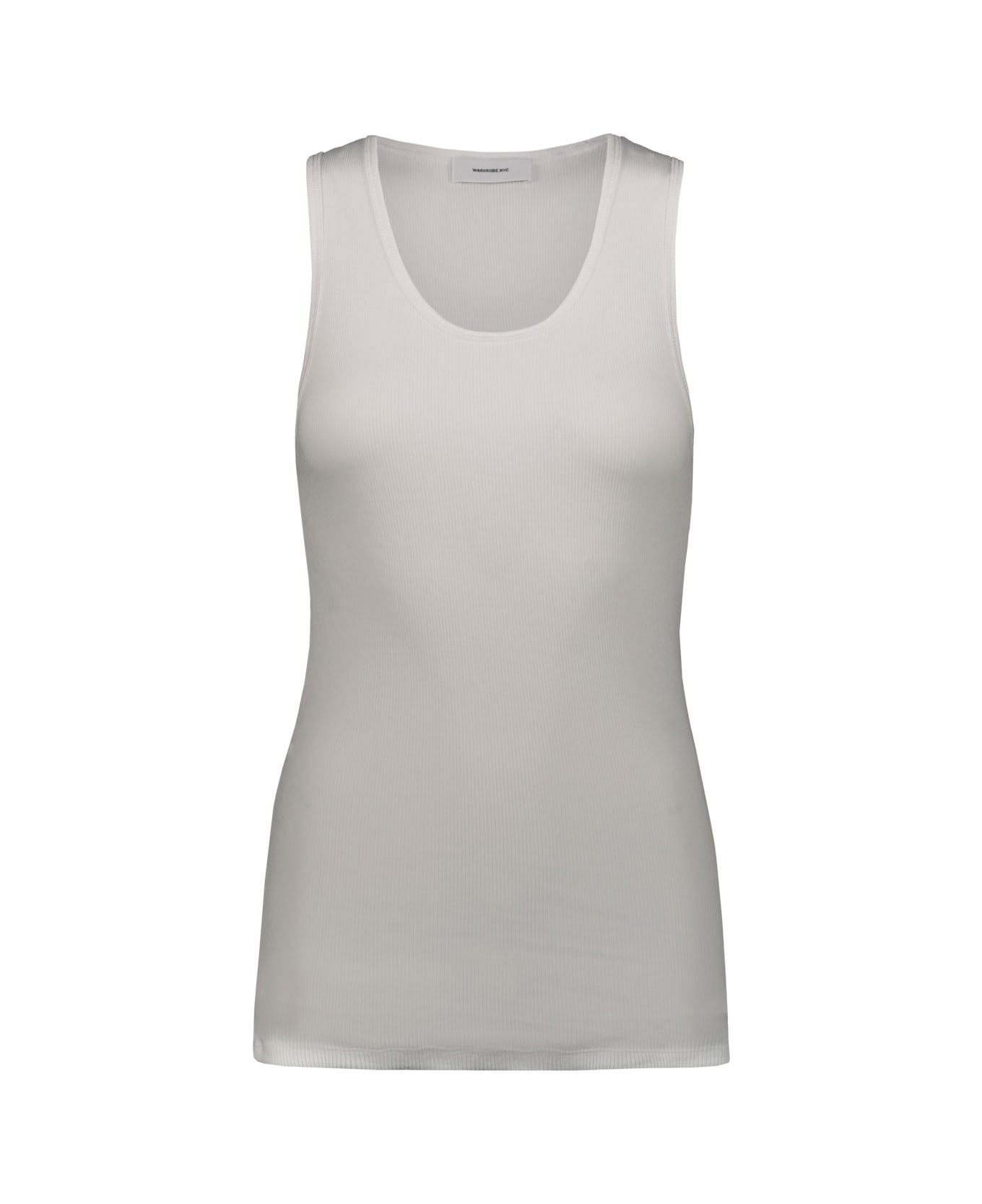 WARDROBE.NYC Ribbed Tank Top - White