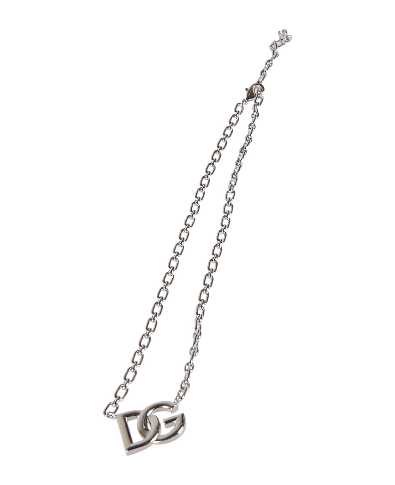 Dolce & Gabbana Logo Chain Necklace - Silver
