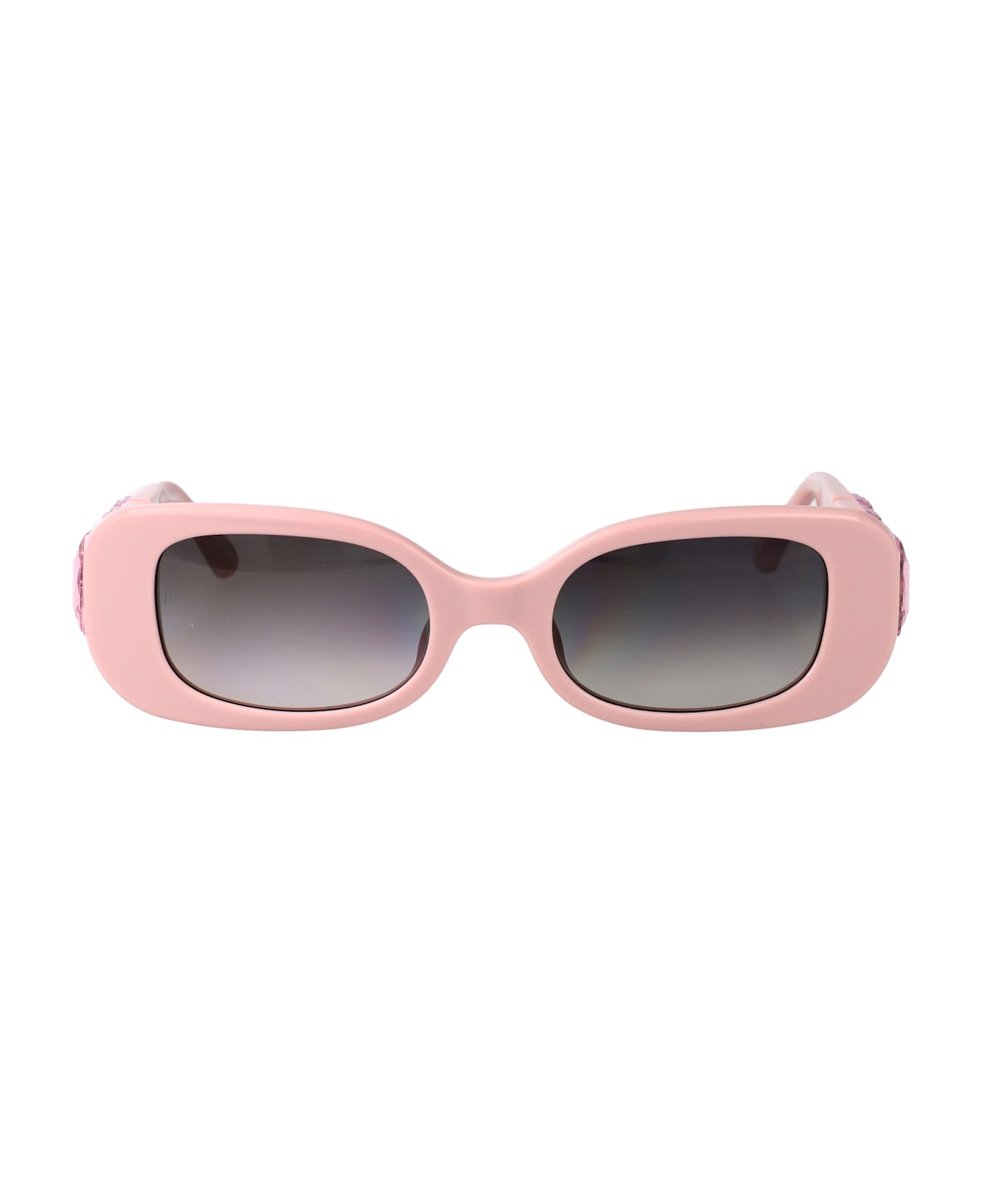 Linda Farrow Lola Sunglasses - PINK/PINKCRYSTAL/PINK