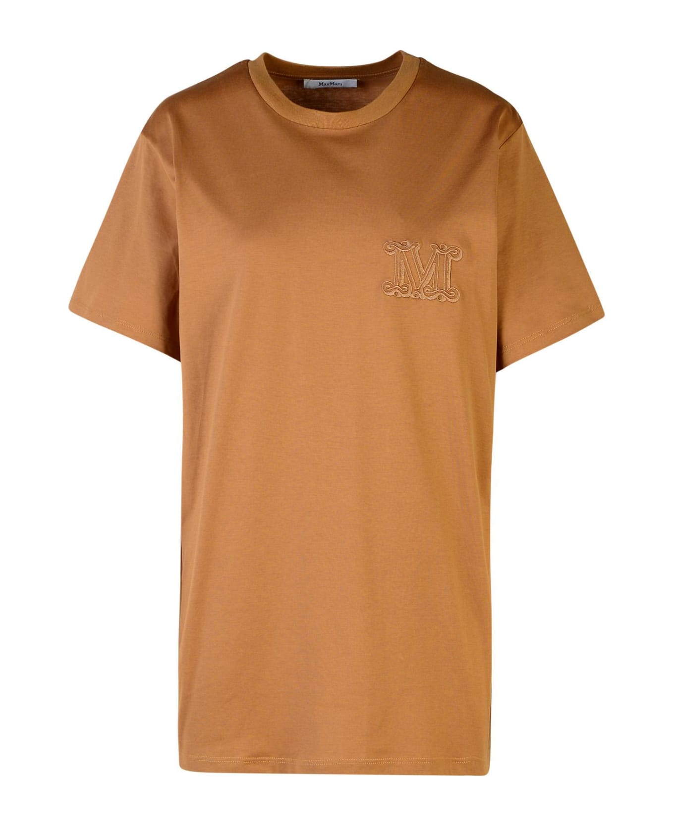 Max Mara Brown Cotton T-shirt - Brown