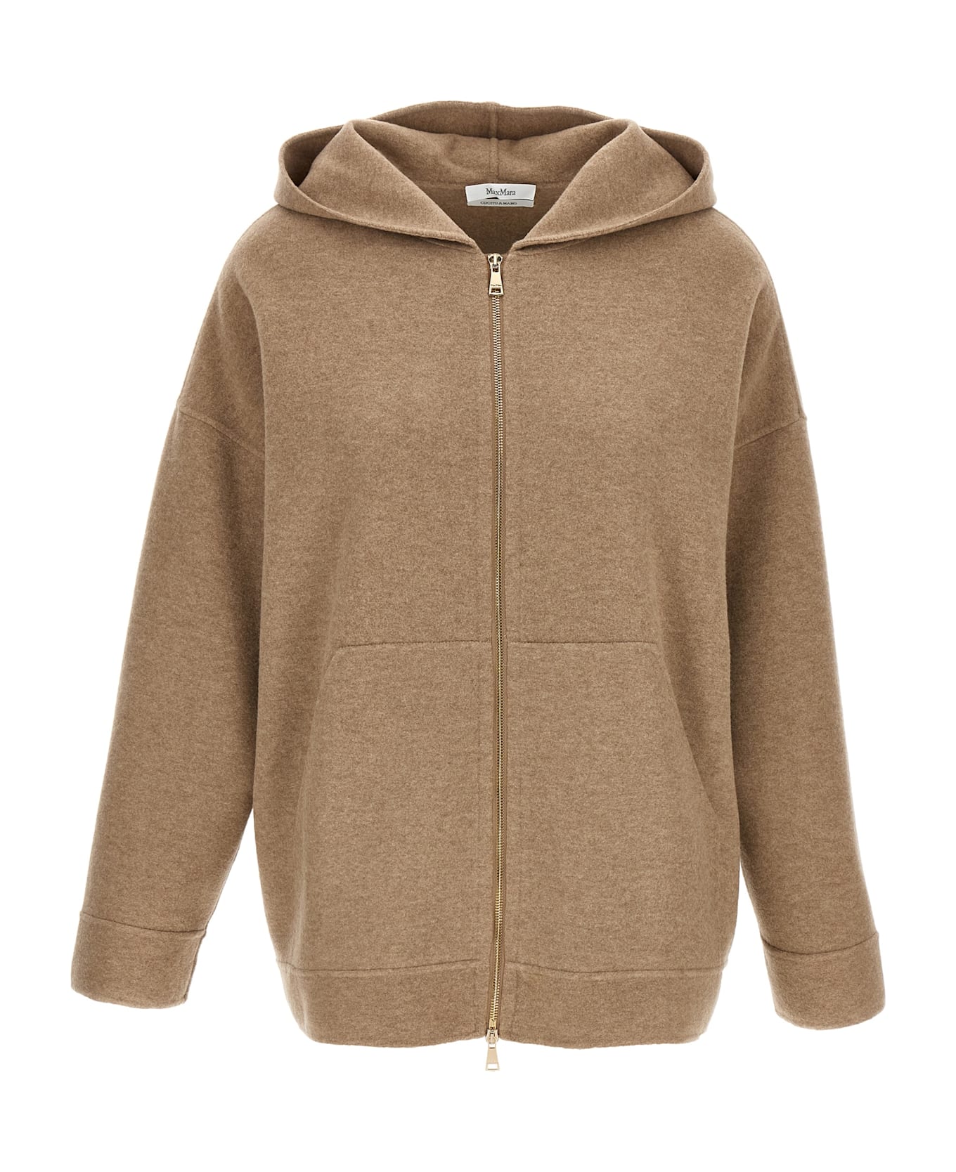 Max Mara 'saio' Hoodie - BROWN