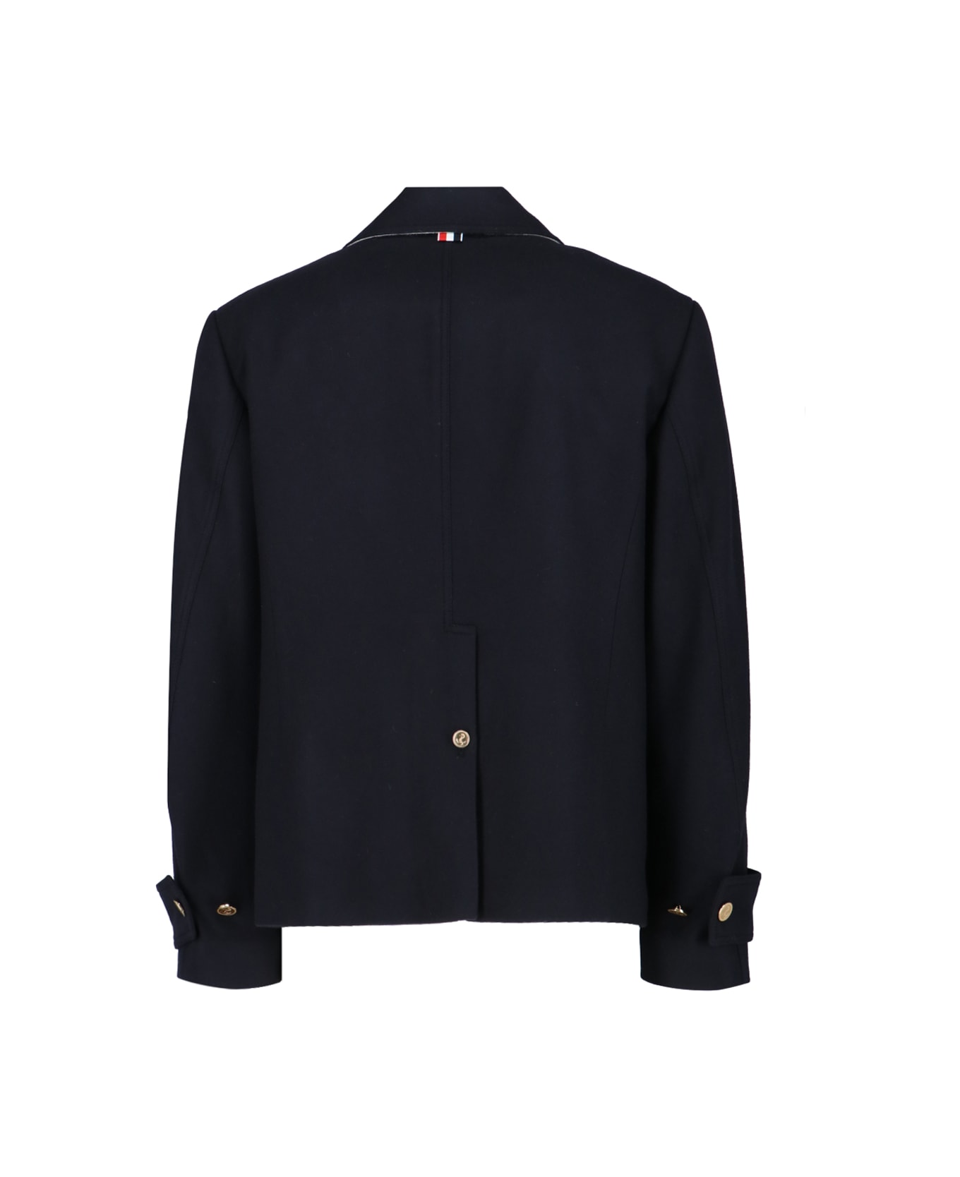 Thom Browne Double-breasted Coat - Blue コート