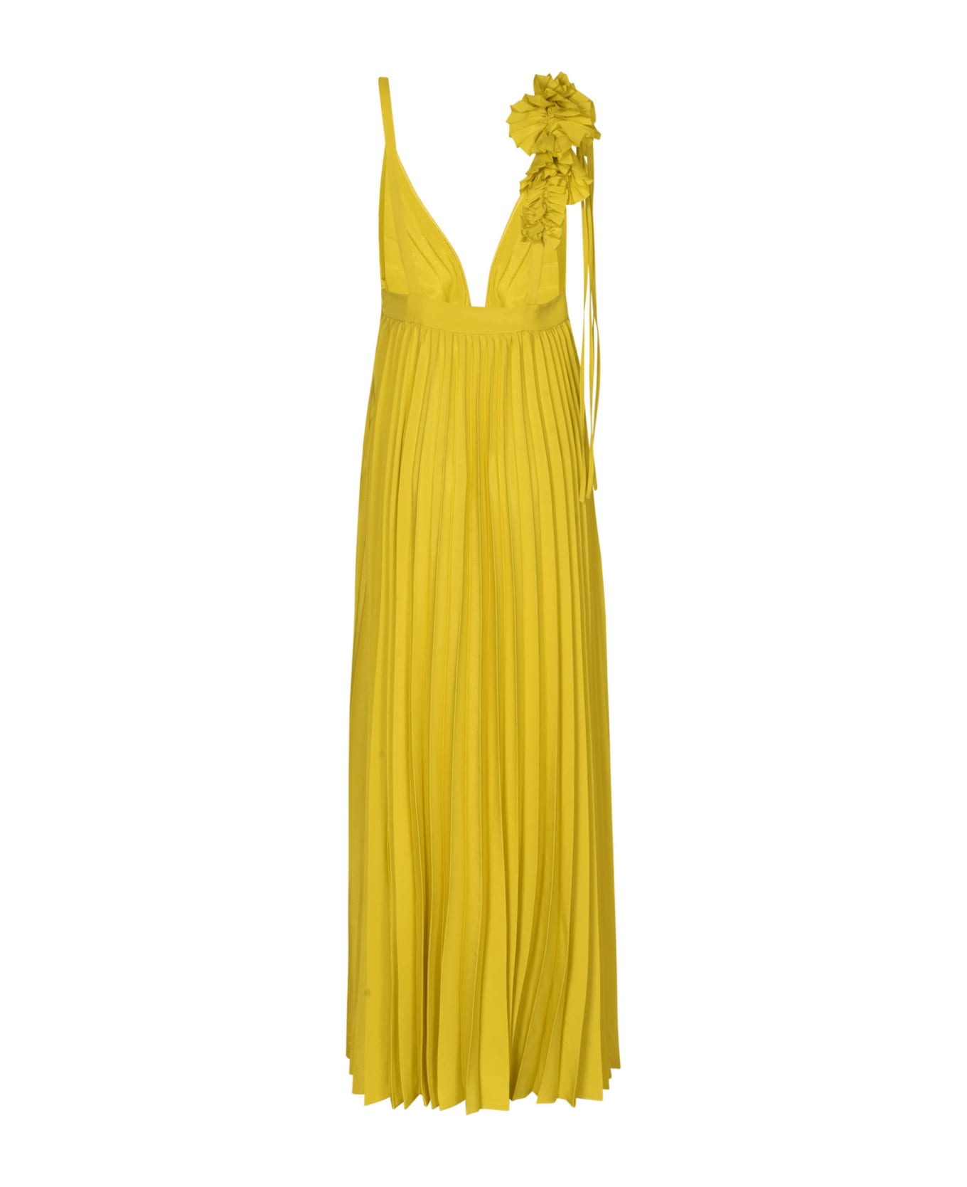 Parosh Palmer Dress - Yellow