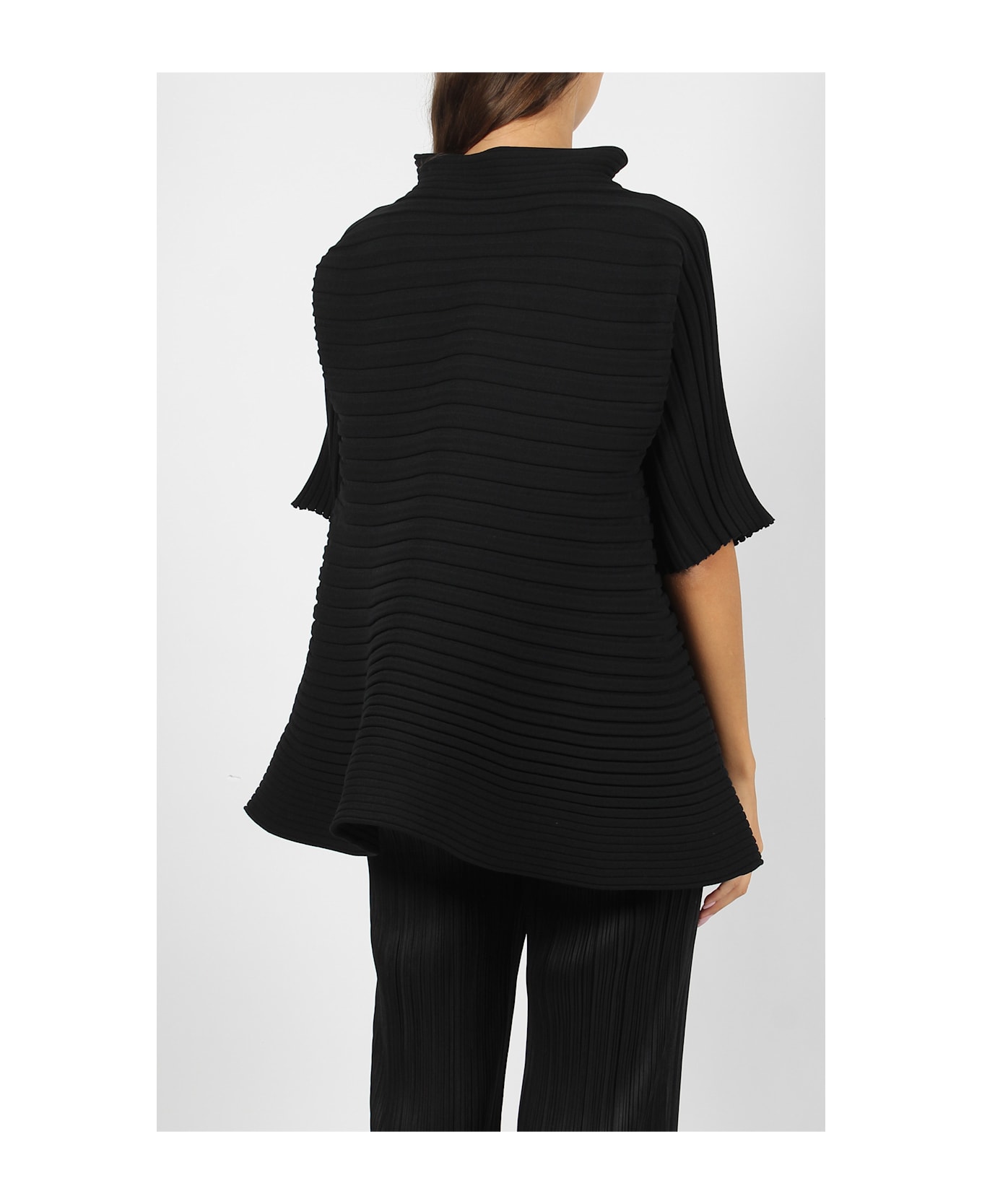 Pleats Please Issey Miyake Bounce Knit - Black