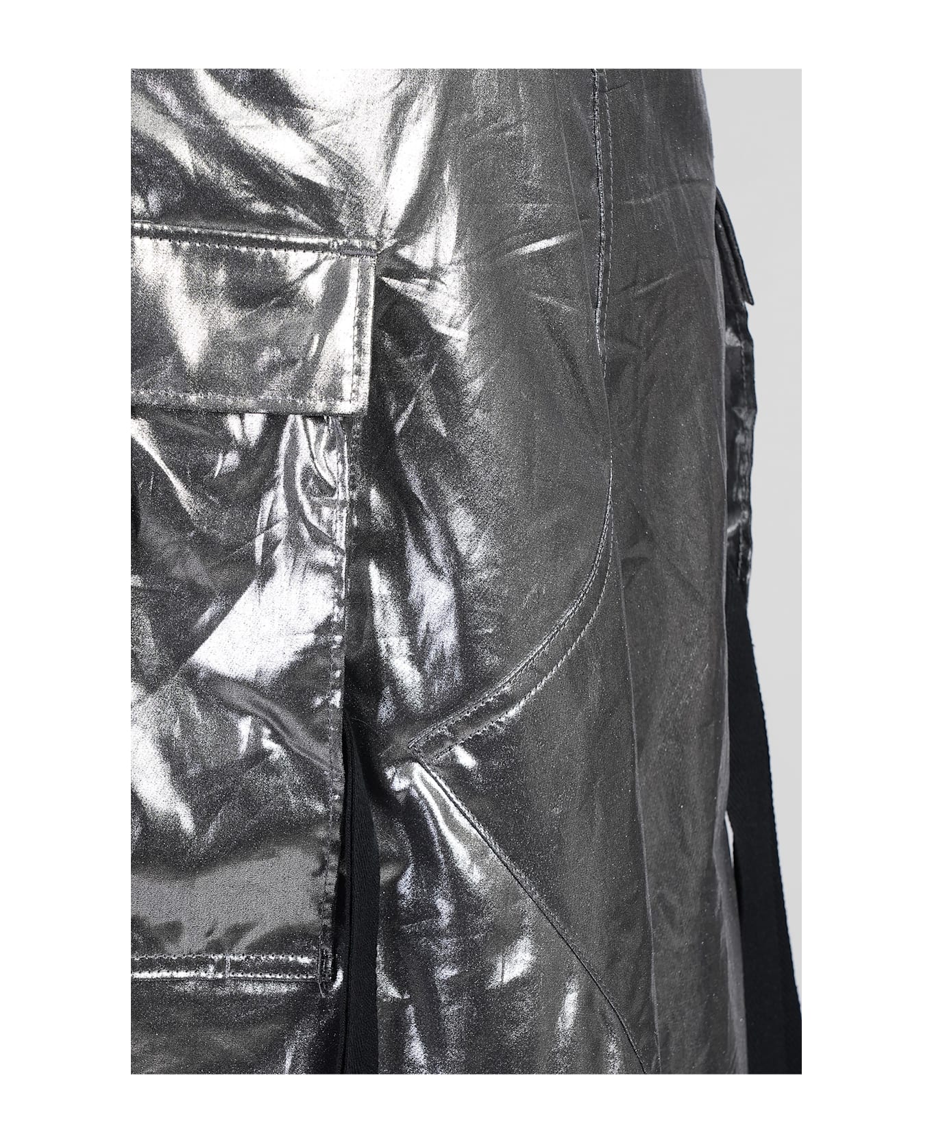 Junya Watanabe Skirt In Silver Cotton - silver