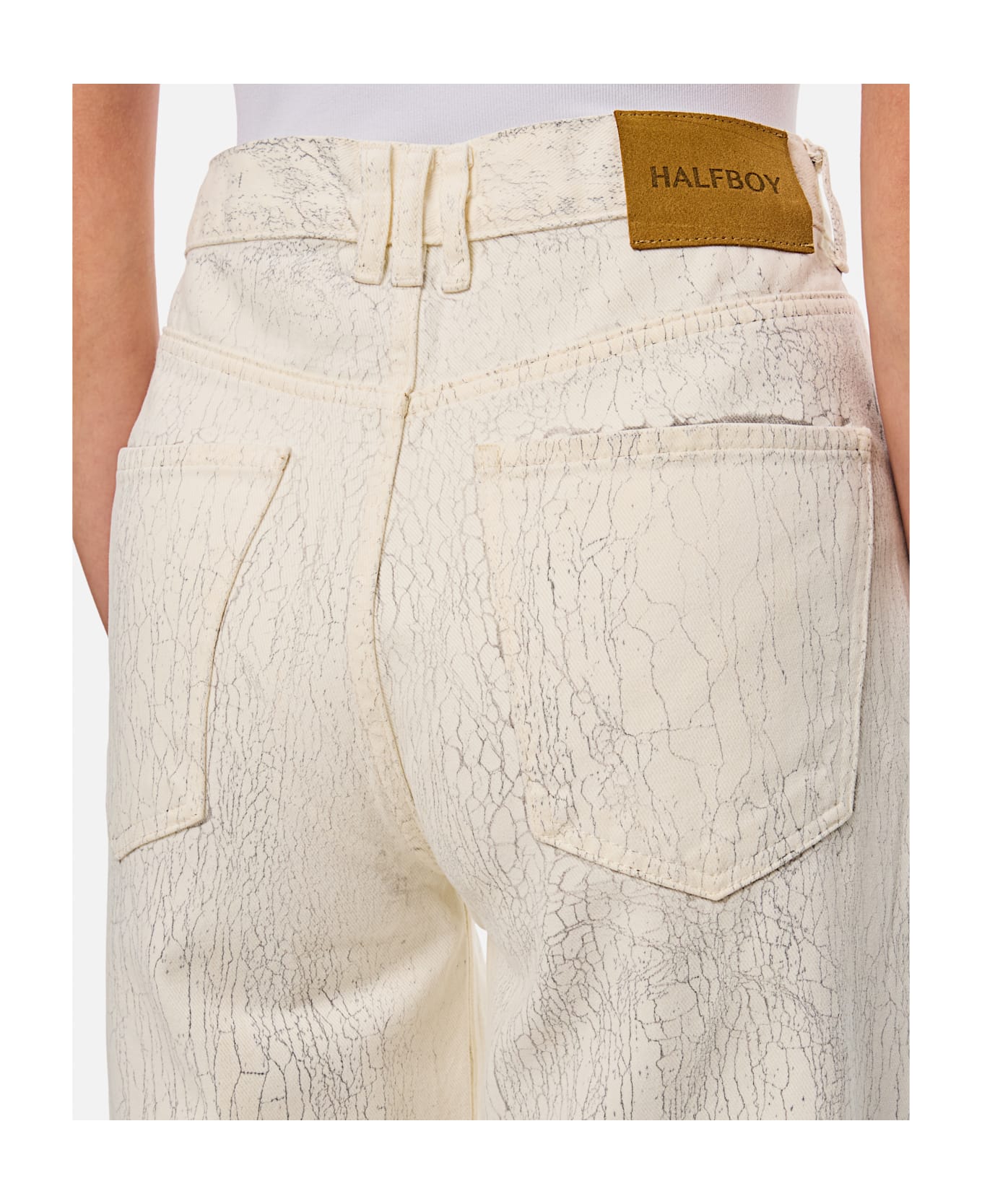 HALFBOY Jeans - White