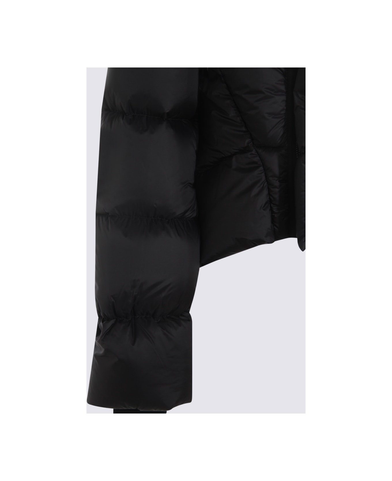 Rick Owens Black Down Jacket - Black