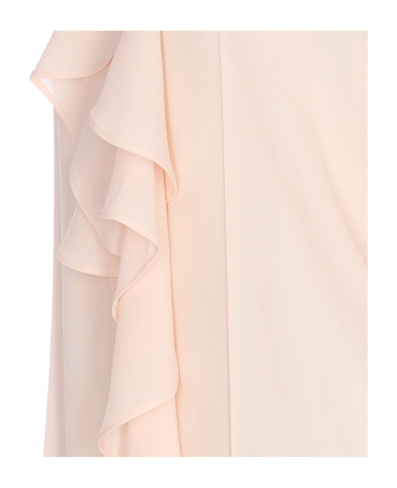 Alexander McQueen Pleated Blouse - Pink