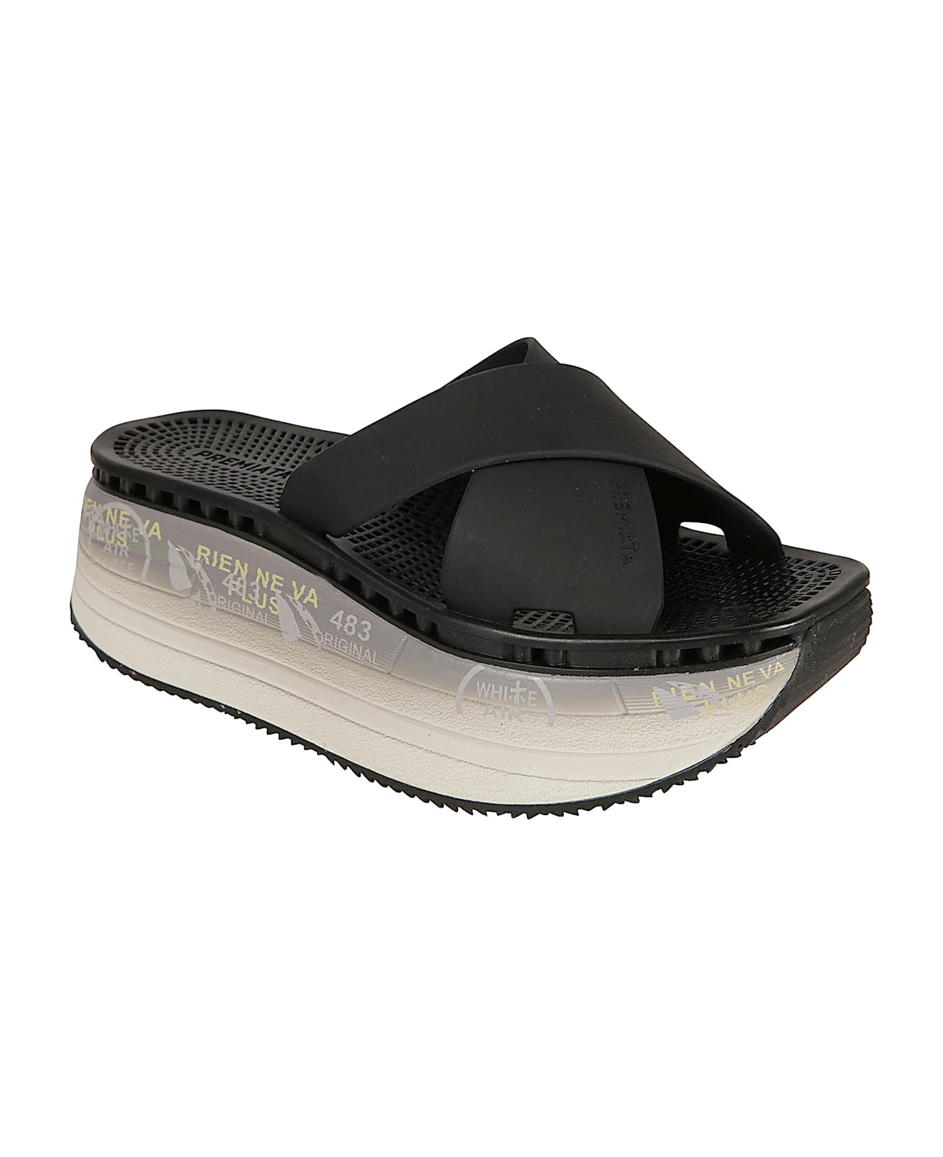 Premiata Moura Platform Sandals - Black