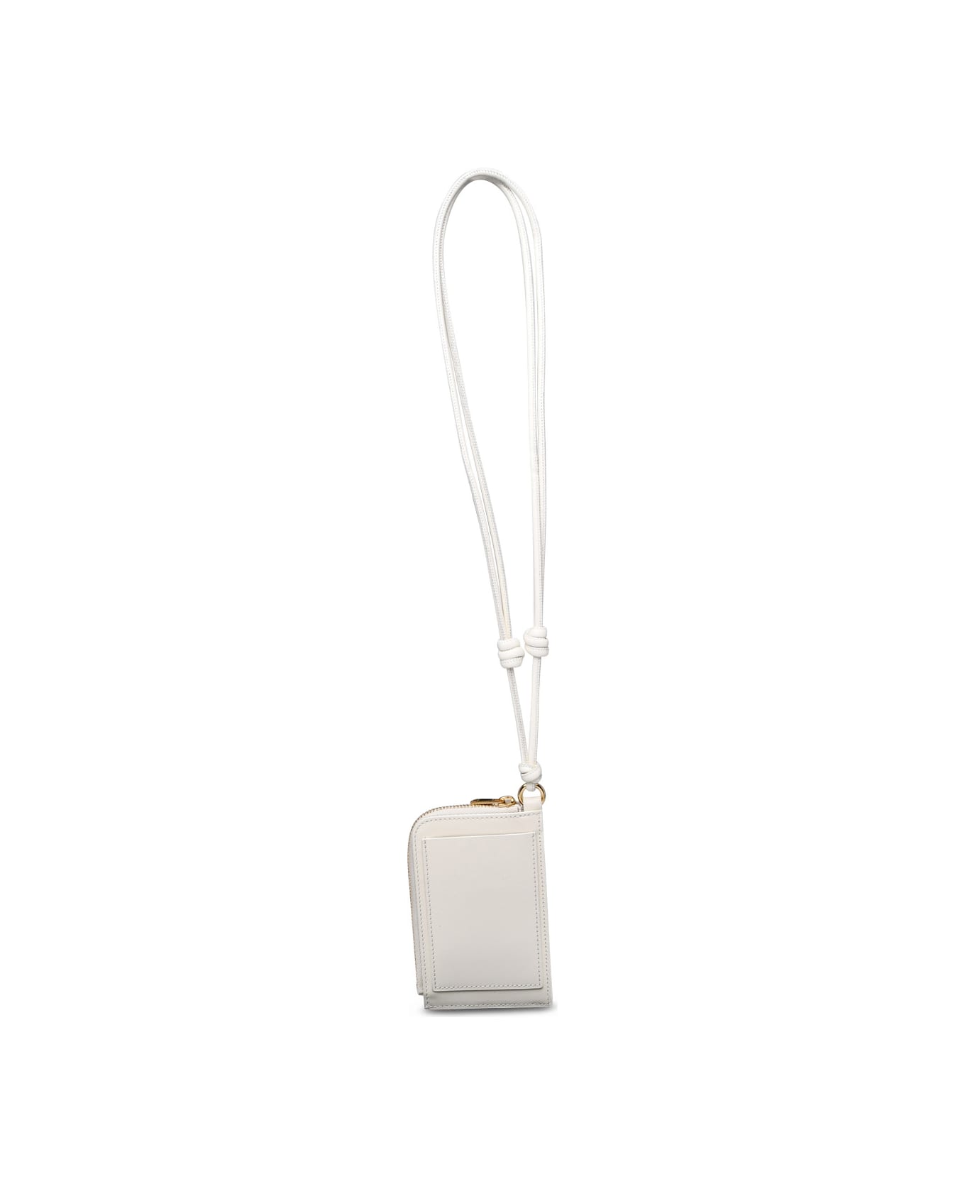 Jil Sander Ivory Leather Cardholder - Ivory 財布