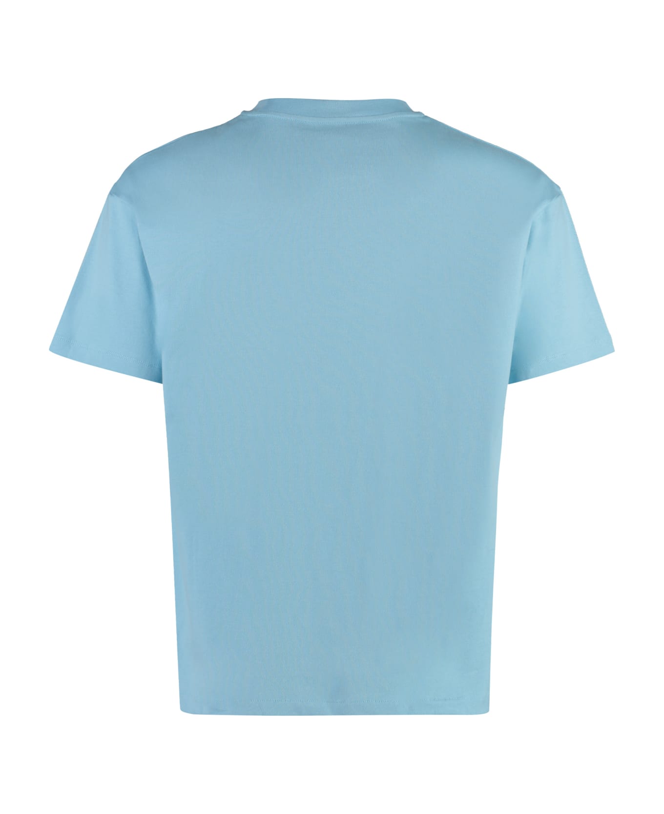MCM Printed Cotton T-shirt - Light Blue シャツ