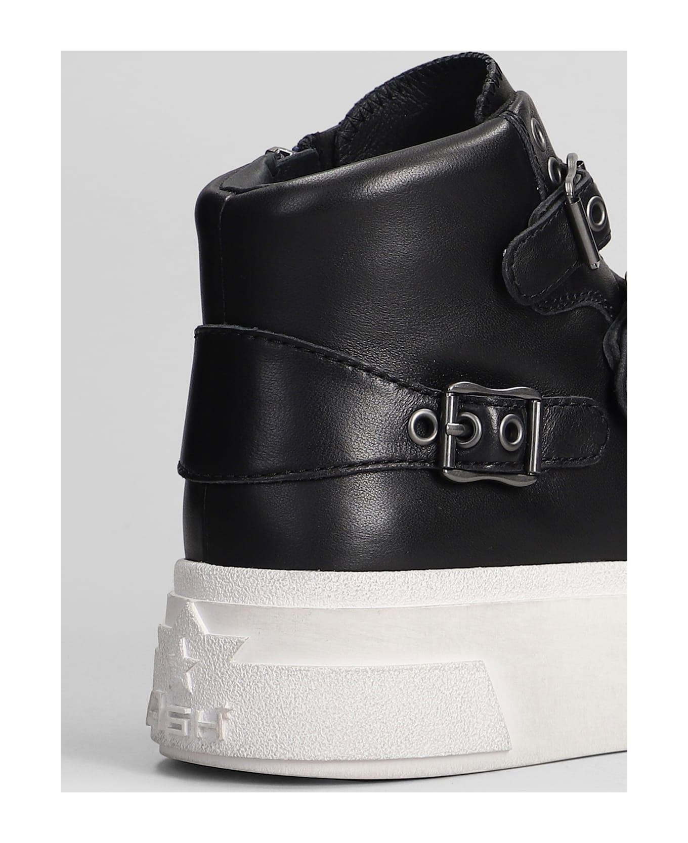 Ash Starmoon Sneakers In Black Leather - black