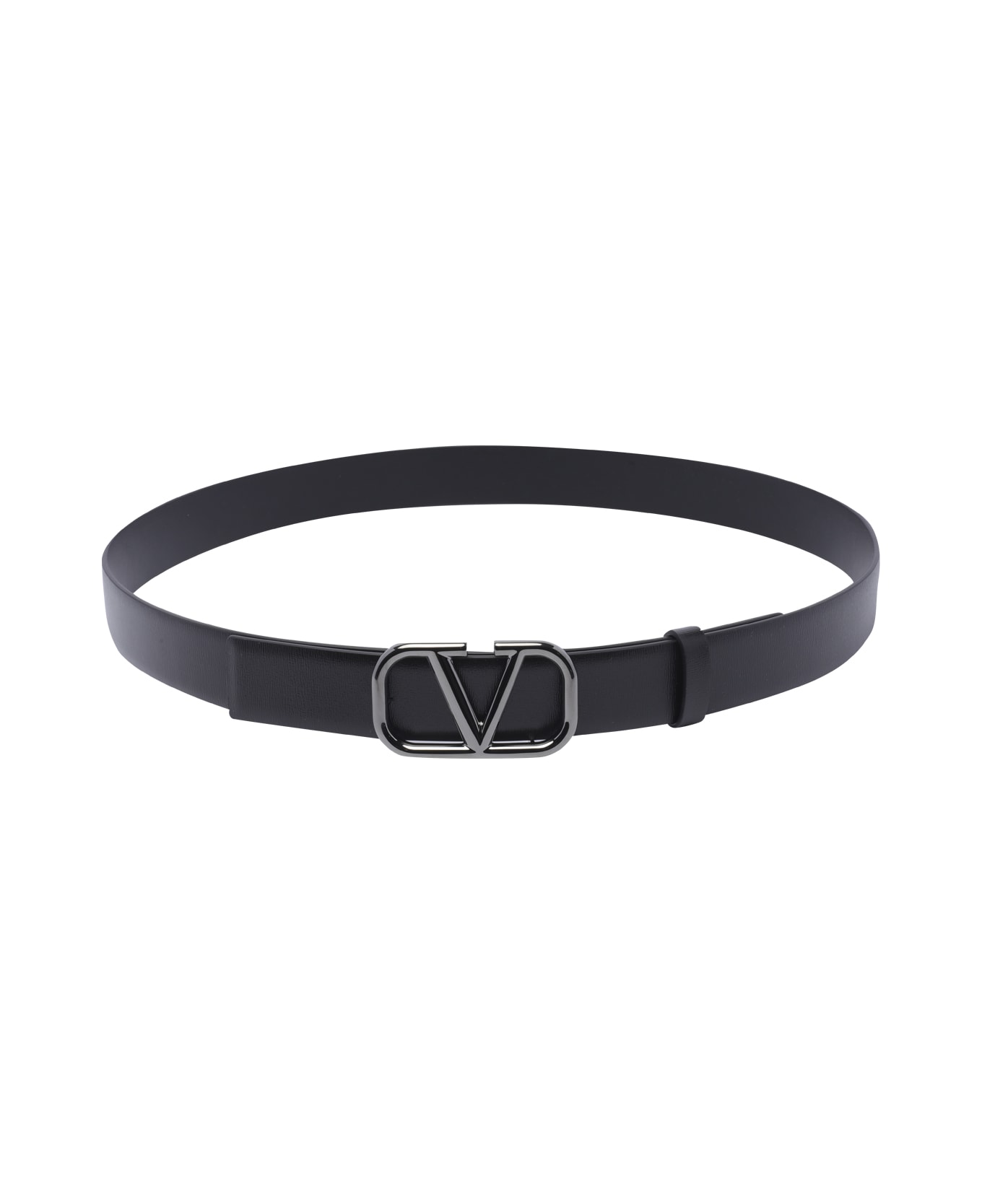 Valentino Garavani Vlogo Signature Belt - Black