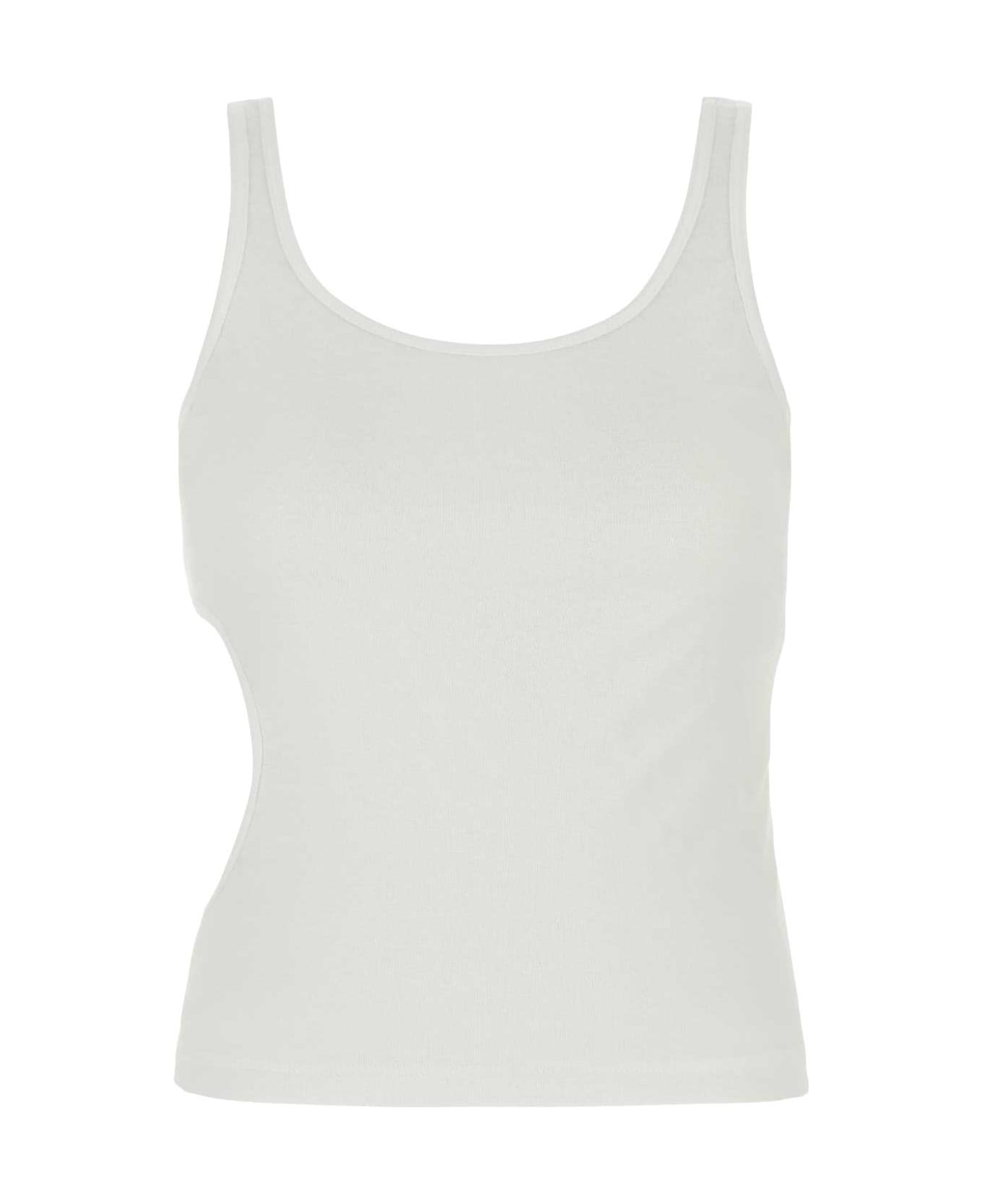 Gimaguas White Cotton Rei T-shirt - WHITE
