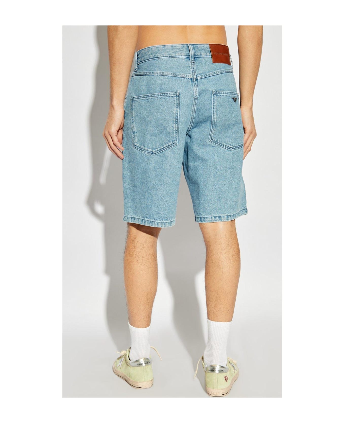 Emporio Armani Denim Shorts - MEDIUM BLUE DENIM 0942