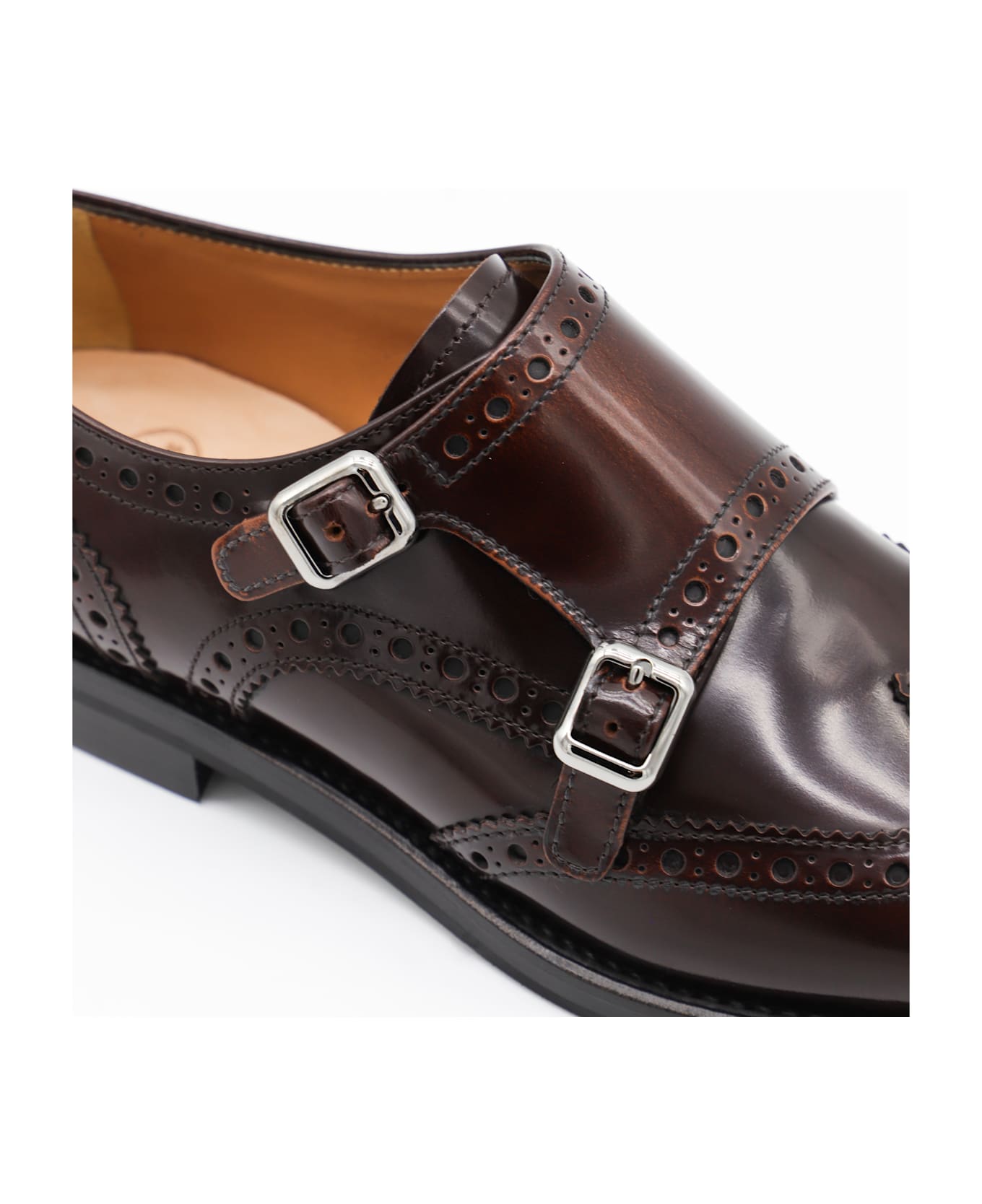 Church's Brown Leather Formal Shoes - TABAC