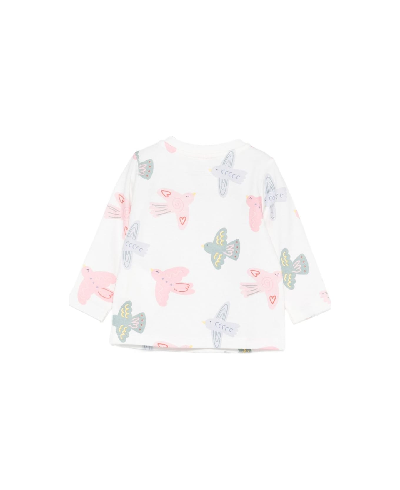 Stella McCartney Kids Long-sleeved Cotton Crewneck Sweater - MultiColour