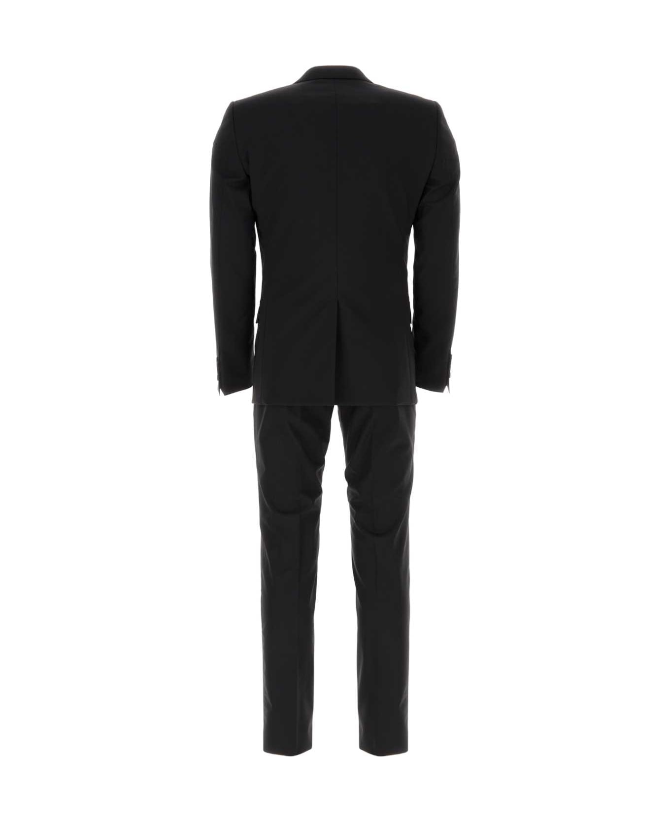 Dolce & Gabbana Black Light Wool Martini Suit - N0000