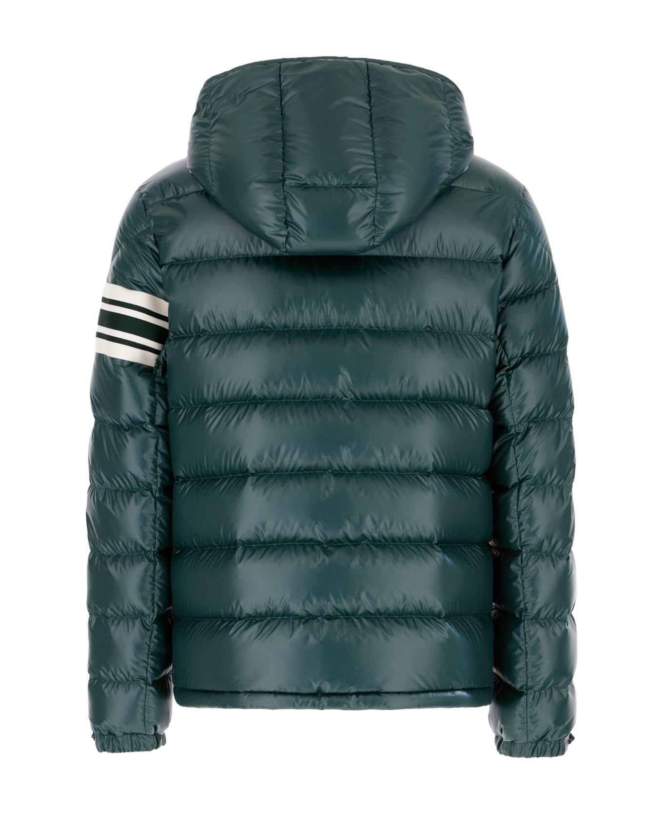 Moncler Bottle Green Polyester Laundre Down Jacket - GREEN