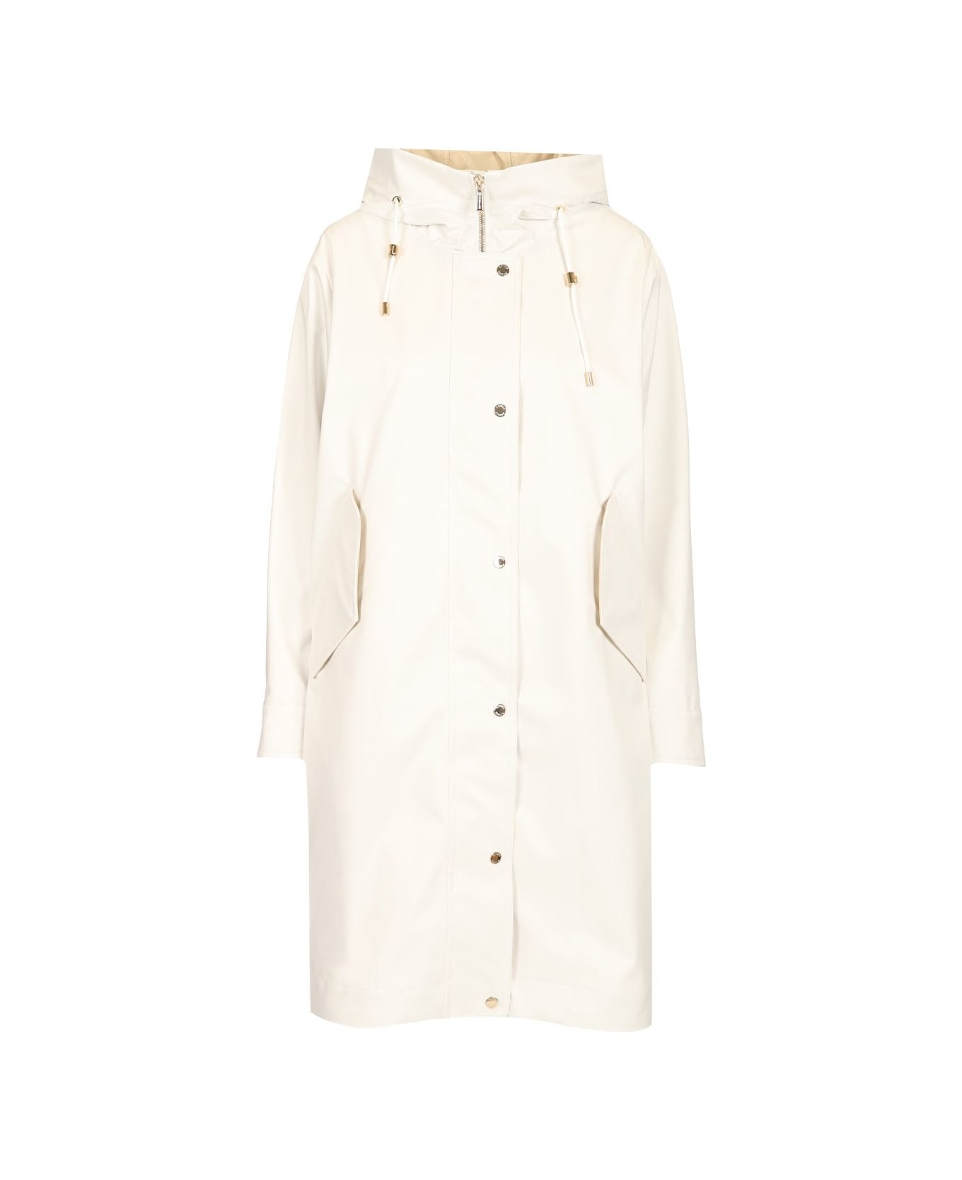 Moorer "molly" Parka Jacket - White