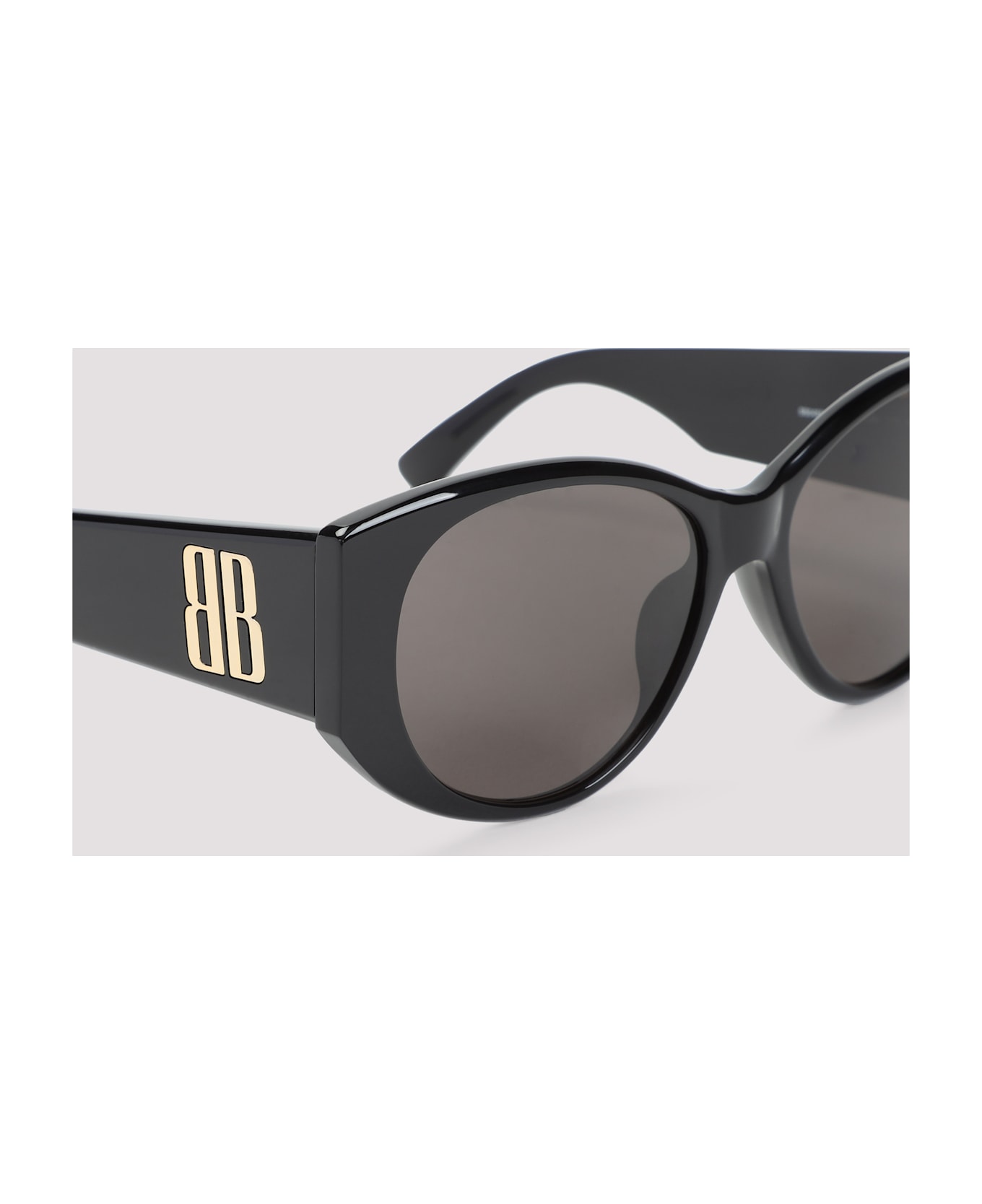 Balenciaga Nano Round Sunglasses - Black