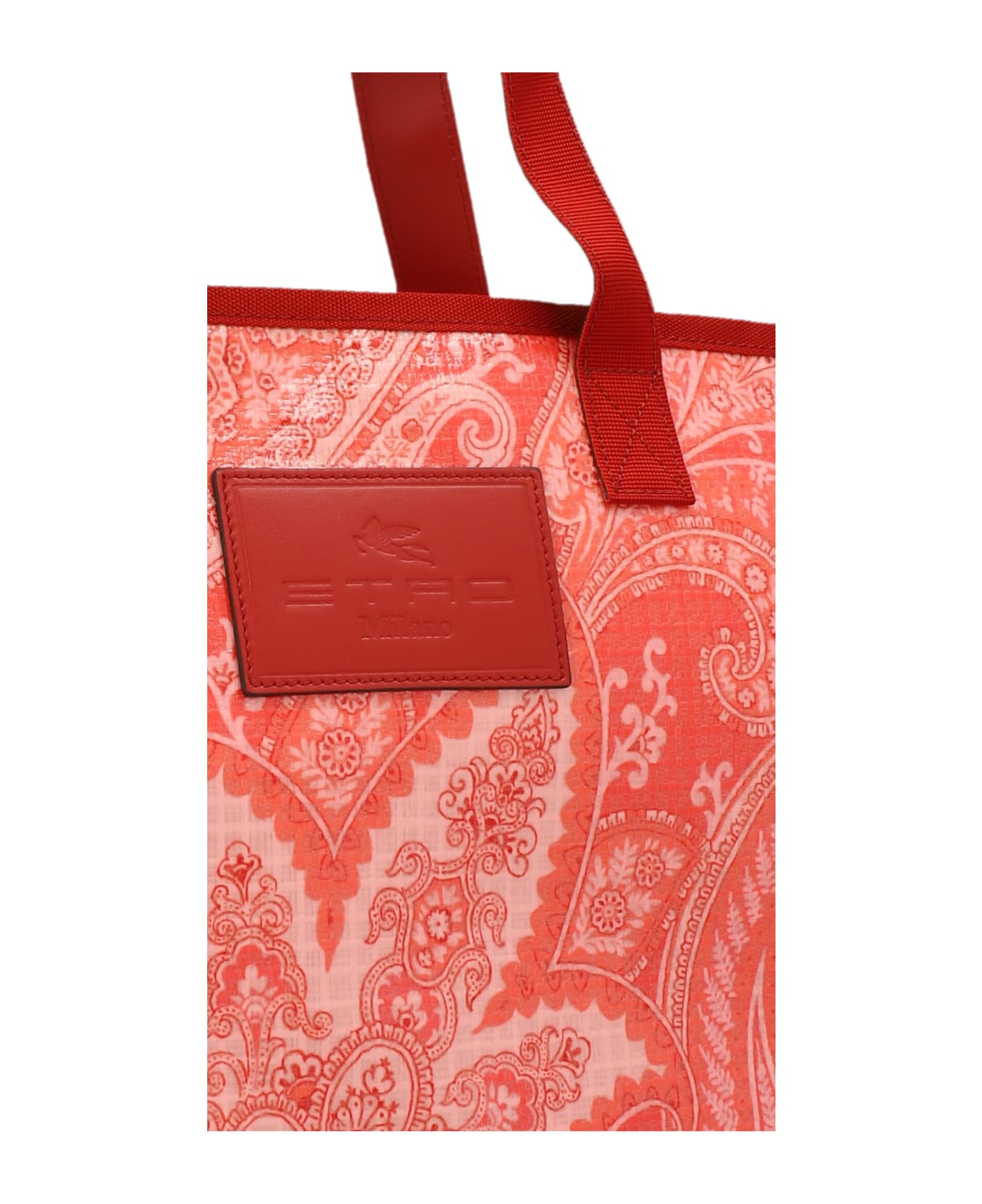 Etro 'globetrotter' Shopping Bag - Orange