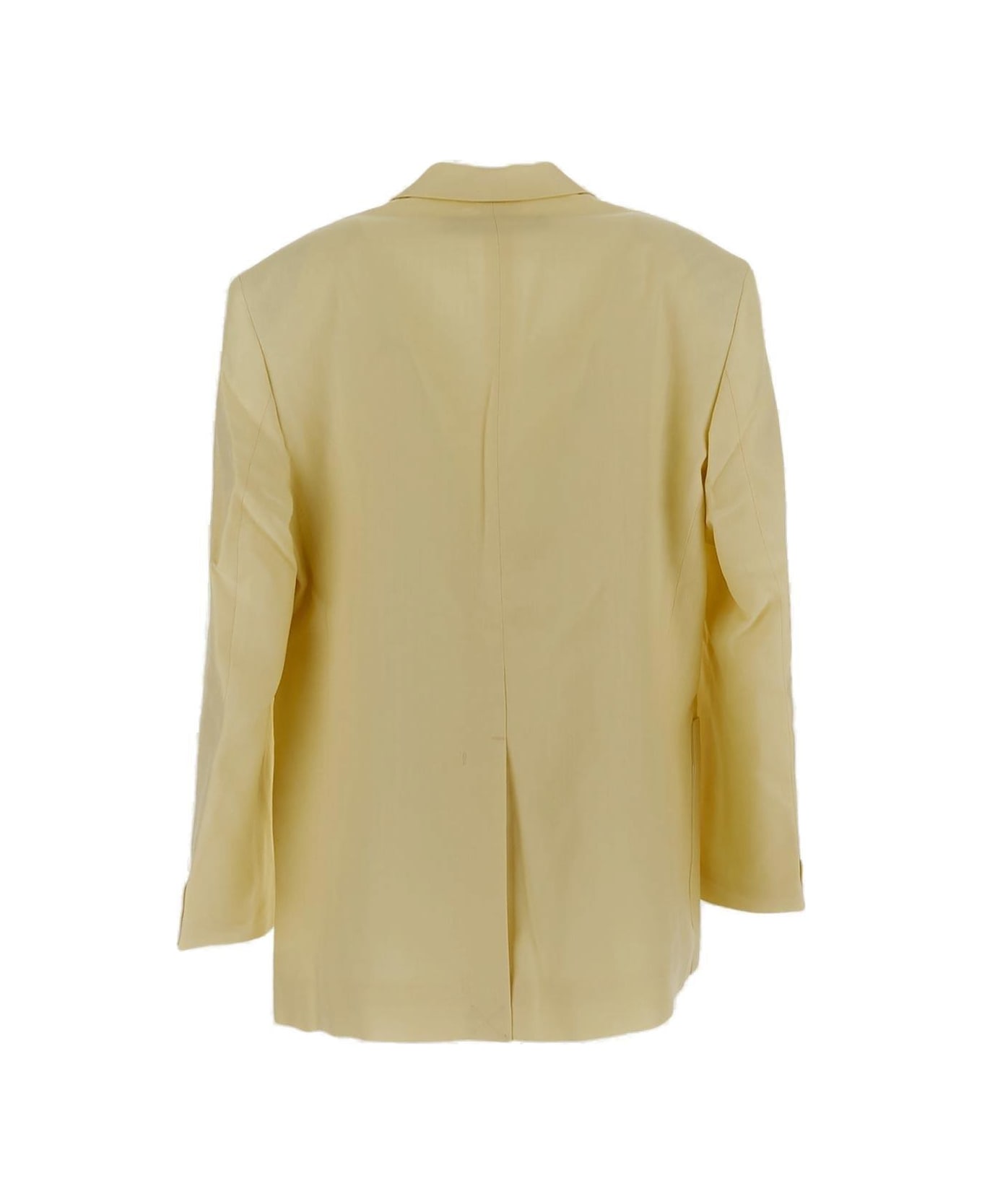 Jacquemus La Veste D
homme Long Sleeved Blazer - Pale Yellow