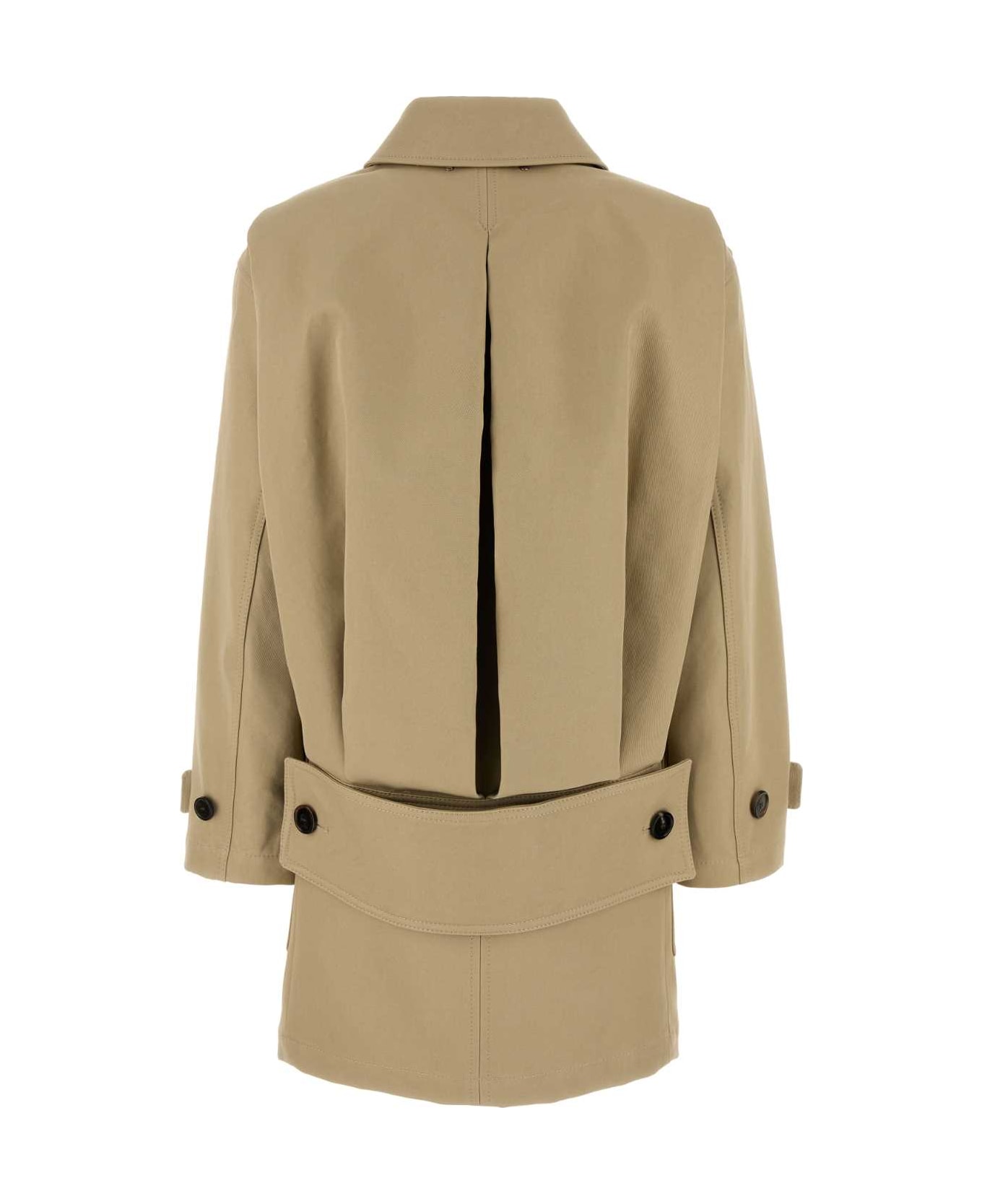 Gucci Beige Drill Overcoat - BEIGE