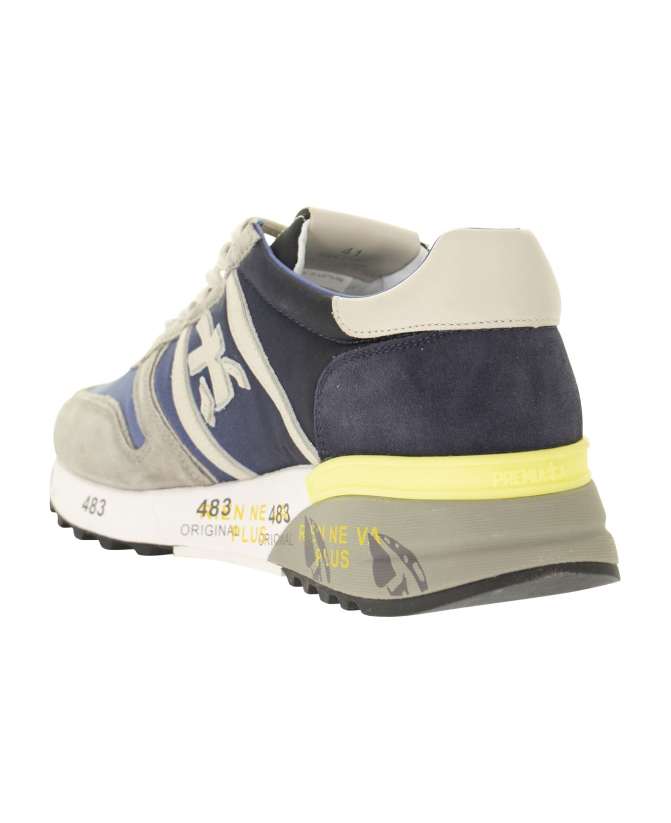 Premiata Lander 4587 Sneakers - Blue/grey