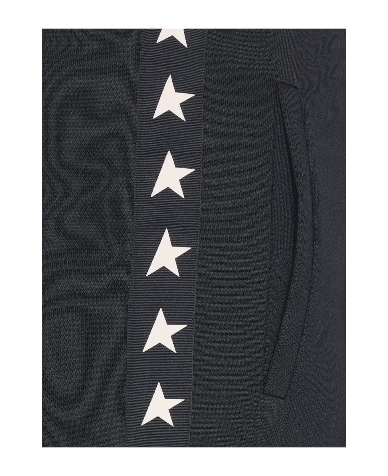 Golden Goose Pants With Logo - Black