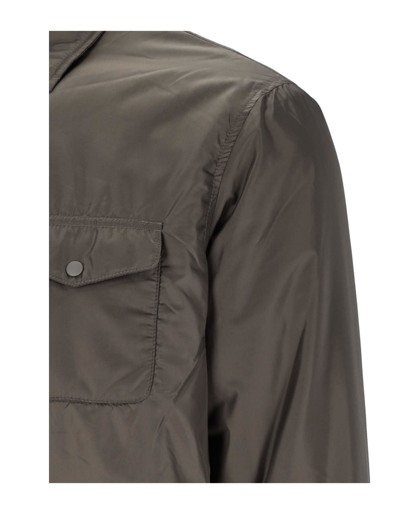 Aspesi Nylon Shirt Jacket - Brown