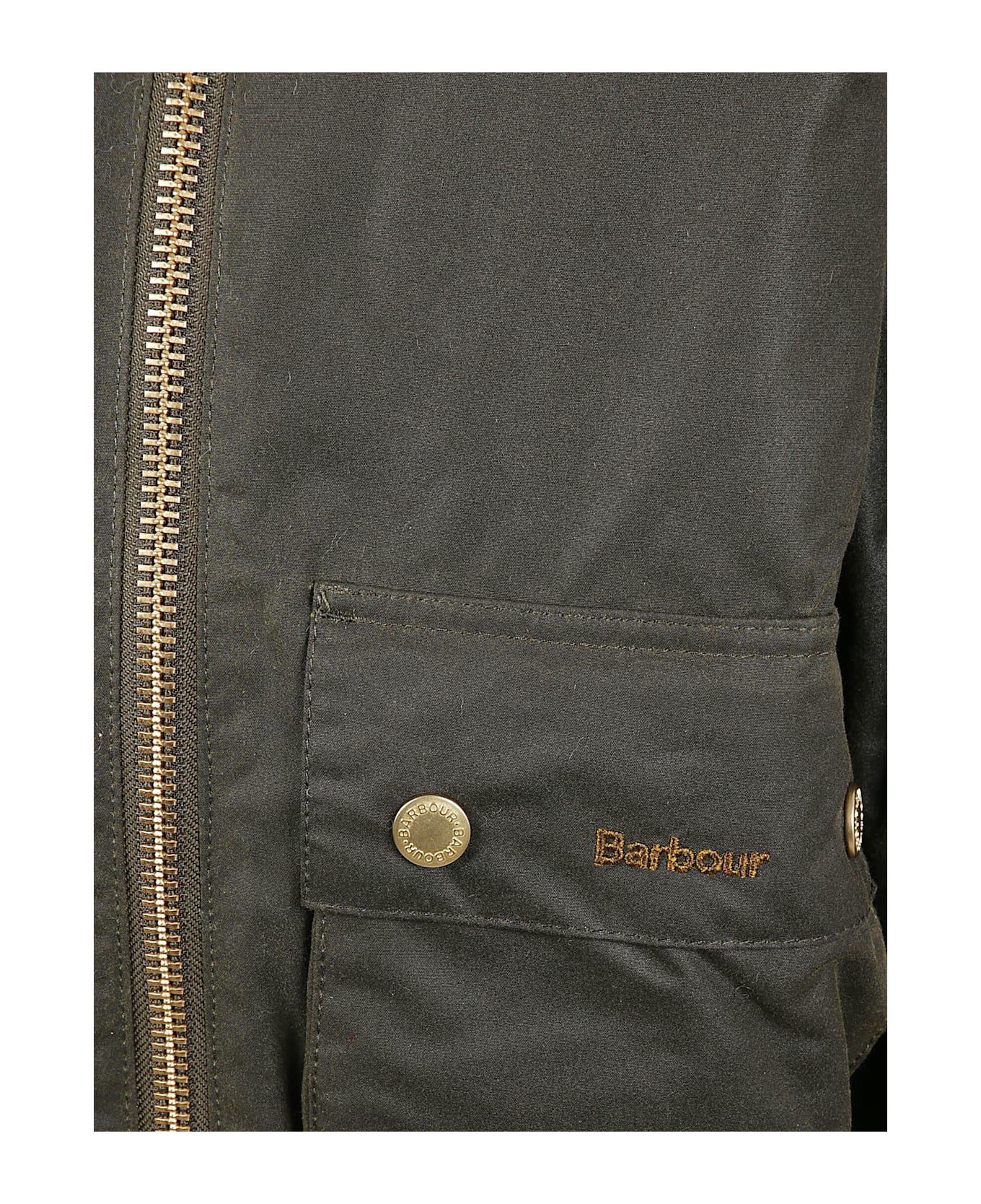 Barbour "maxine" Bomber Jacket - ARCHIVE OLIVE
