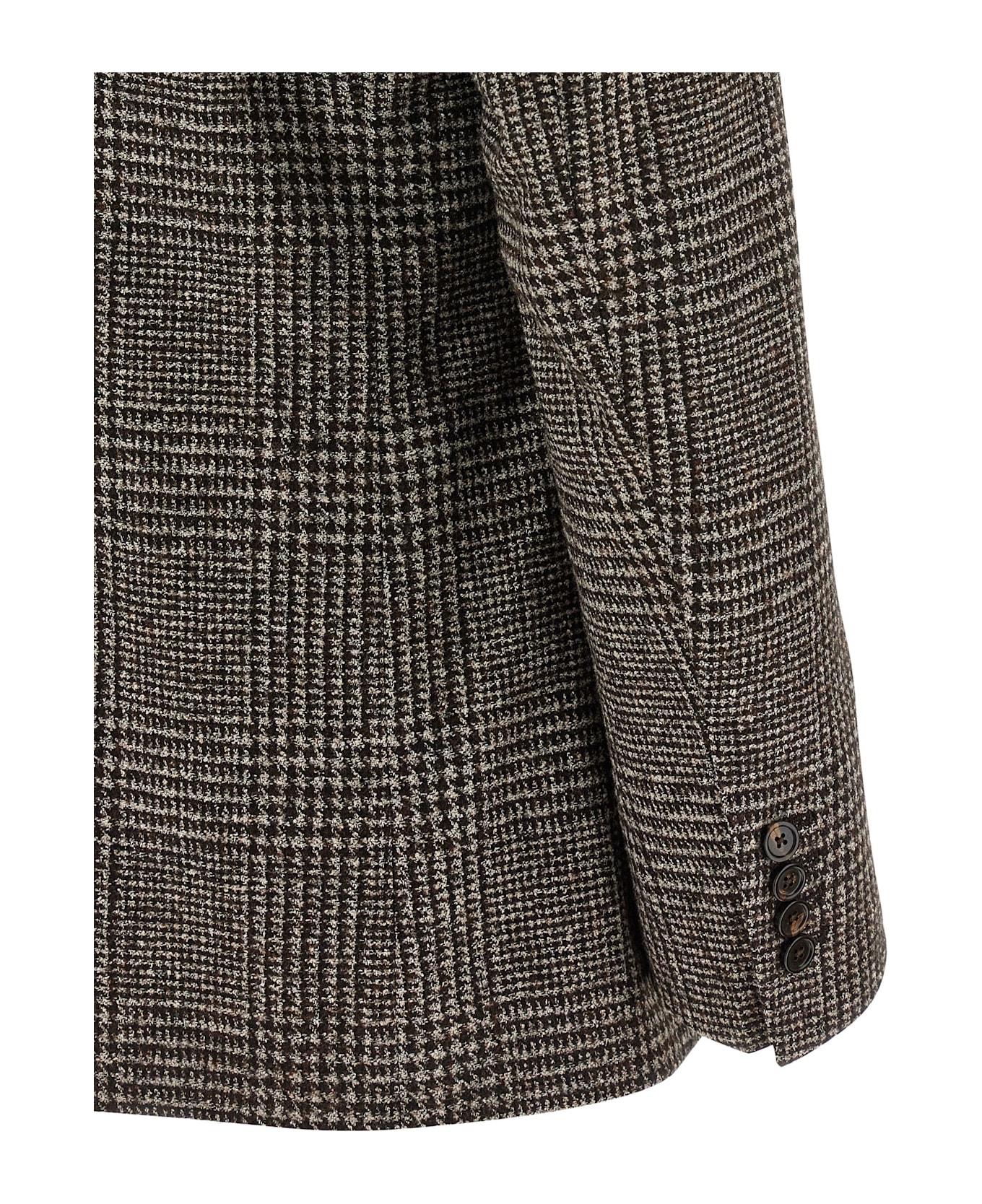 Dolce 
Gabbana Prince Of Wales Wool Blazer - Brown