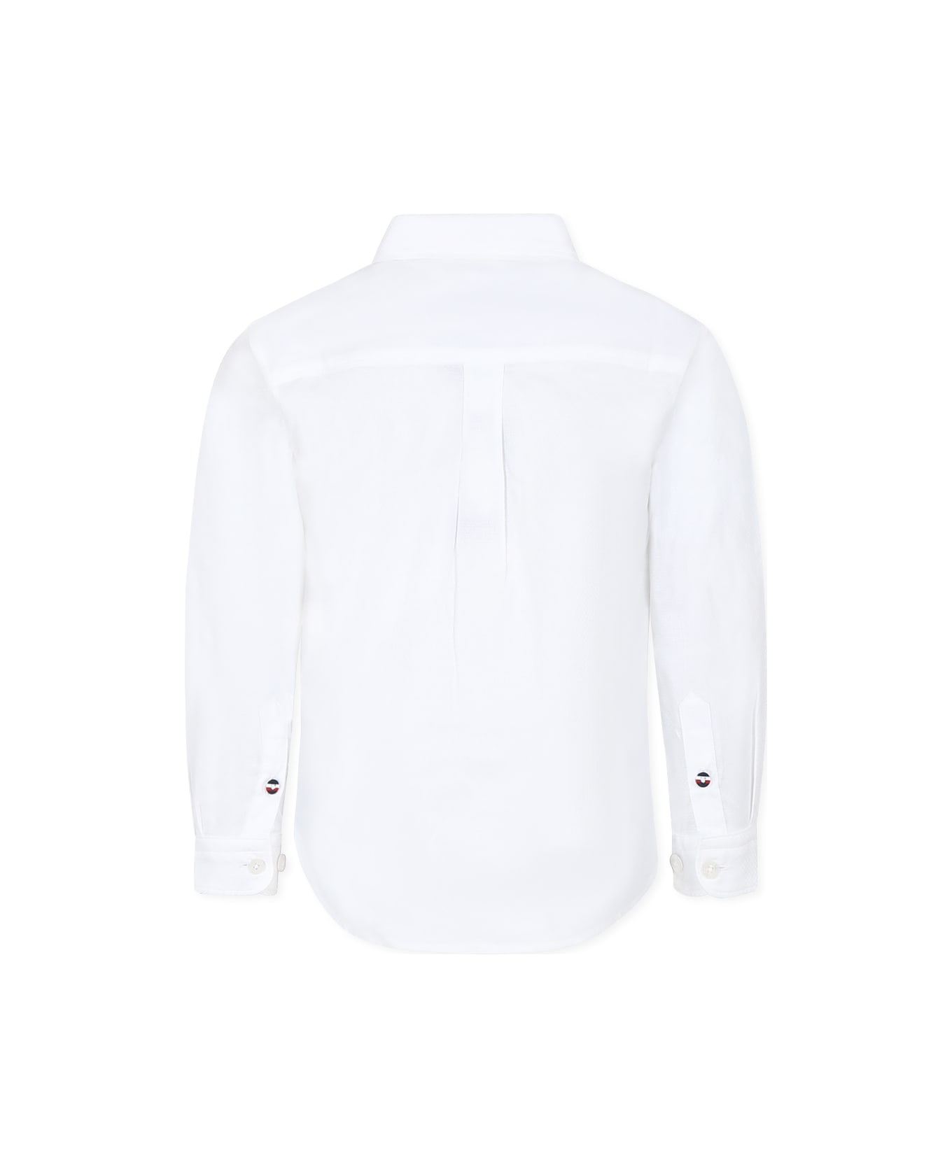 Tommy Hilfiger White Shirt For Boy - White