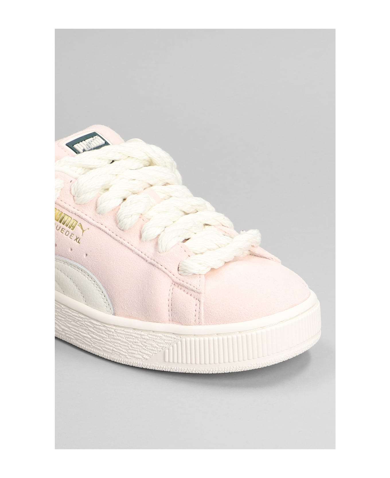 Puma Suede Xl Sneakers In Rose-pink Suede - rose-pink
