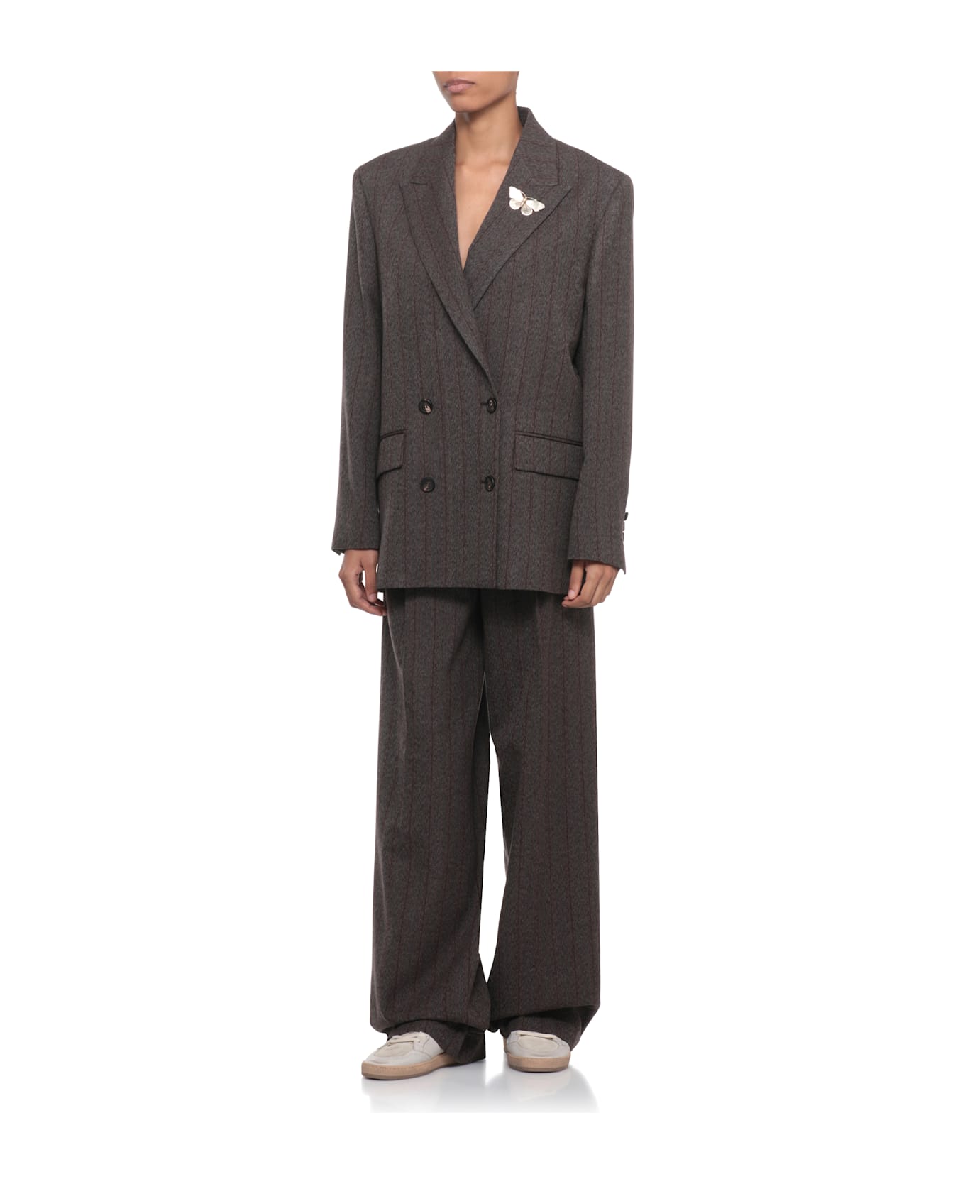 Golden Goose Wool Pants - Brown