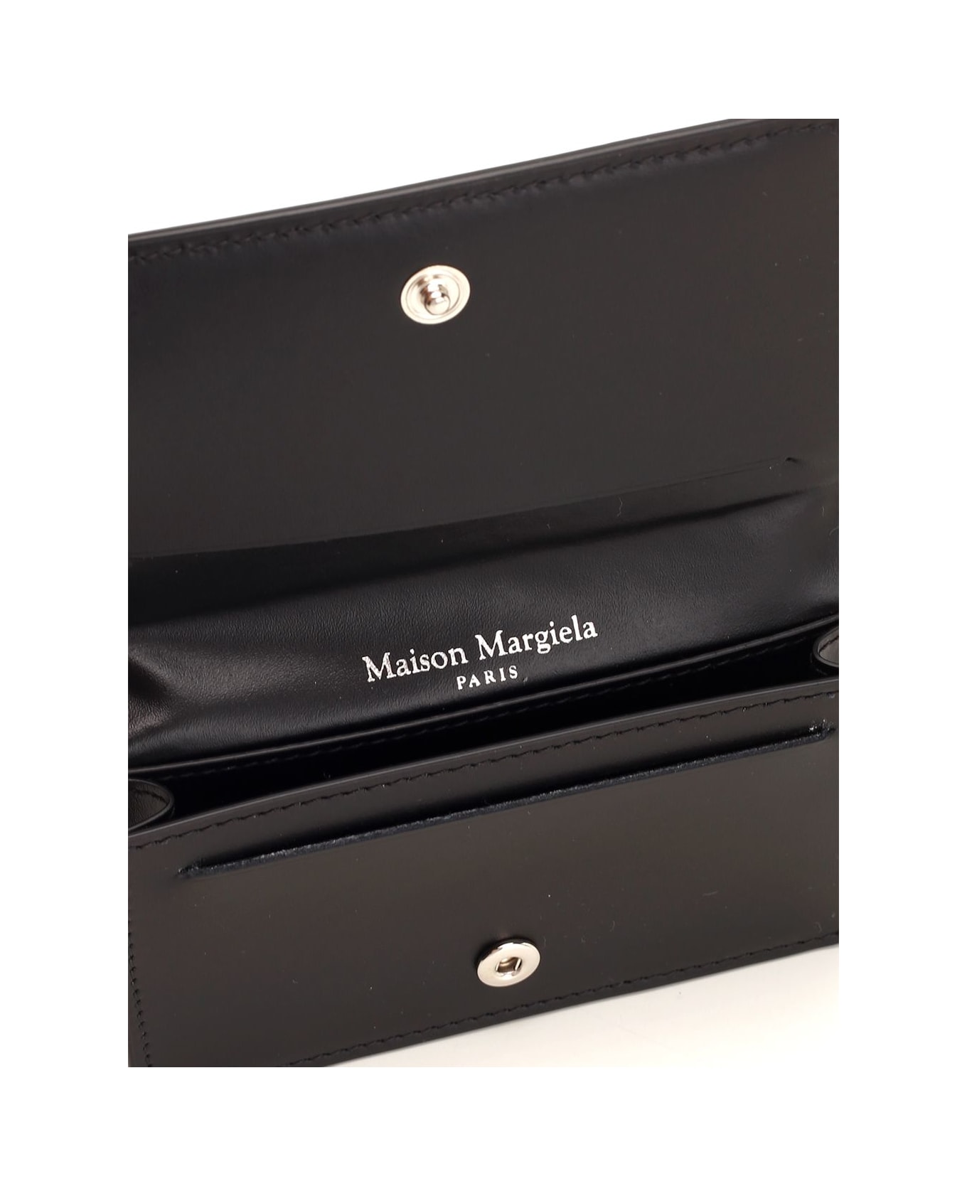 Maison Margiela Leather Card Holder - Black