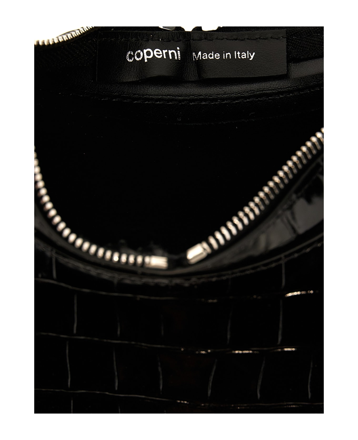 Coperni 'croco Swipe Bag' Crossbody Bag - Black  