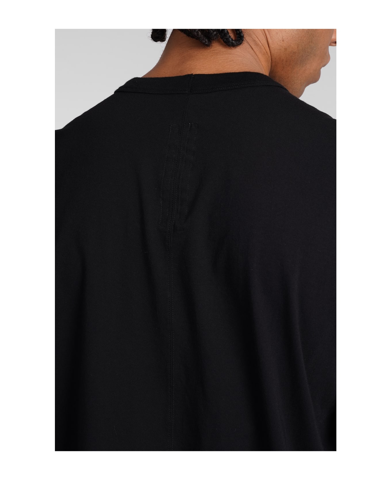 Rick Owens Short Sleeved Crewneck T-shirt - black