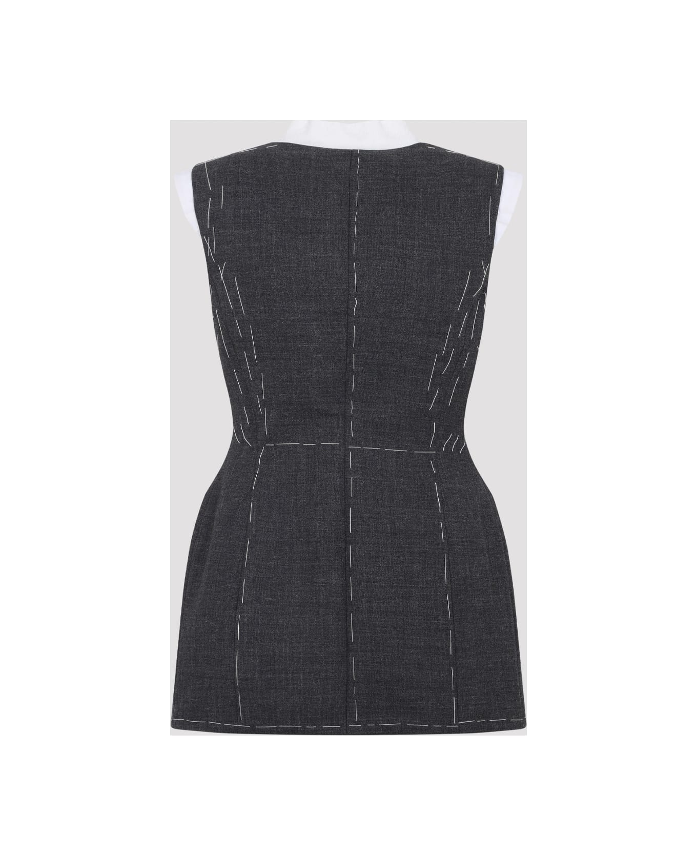 Moschino Wool Vest - Fantasia Grigio