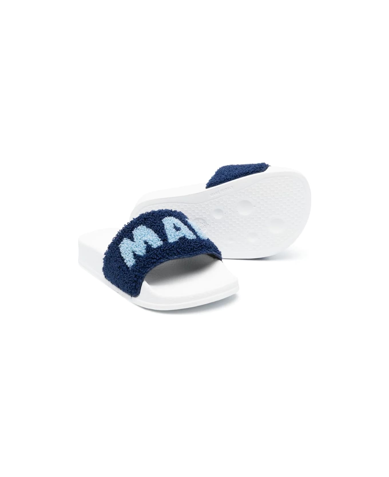 Marni Slippers With Logo - Blue