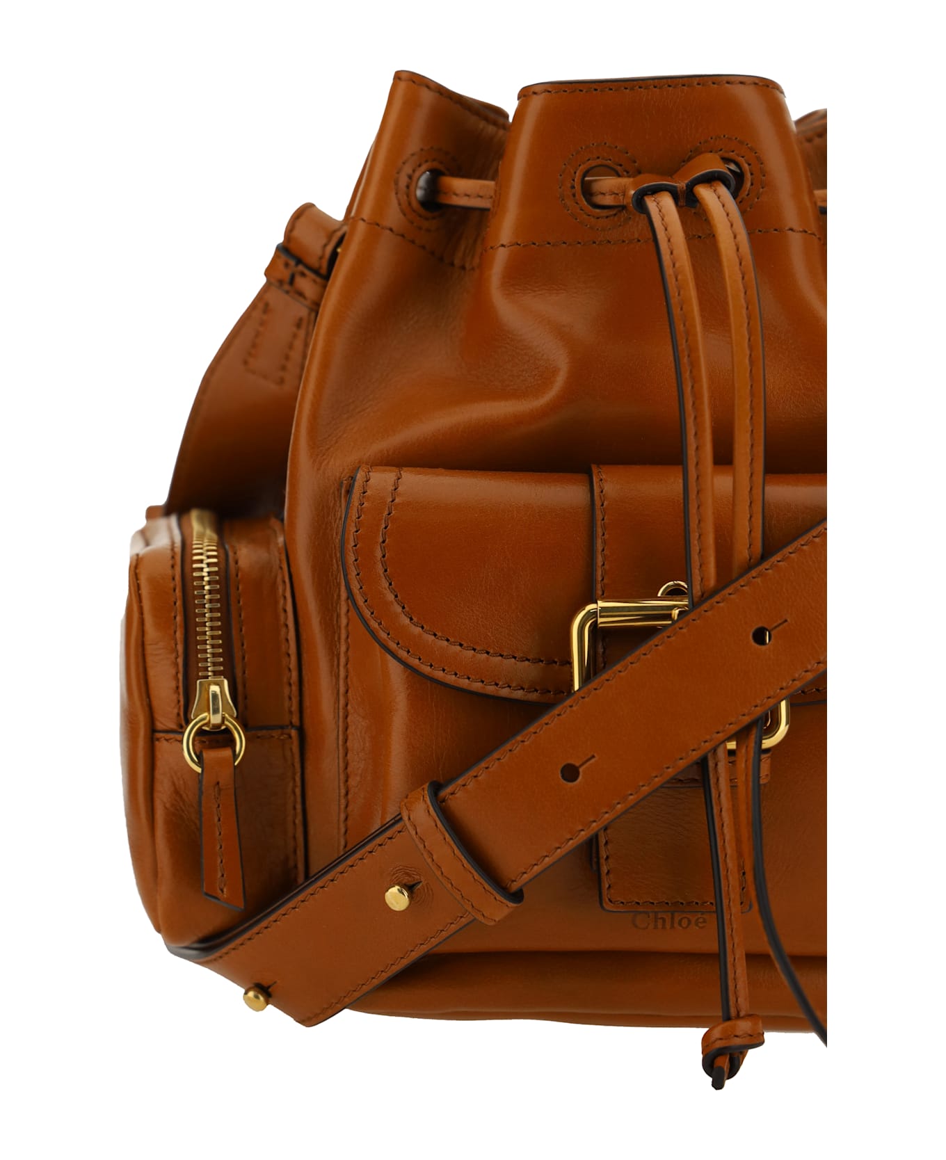 Chloé Camera Bucket Bag - Clay Brown