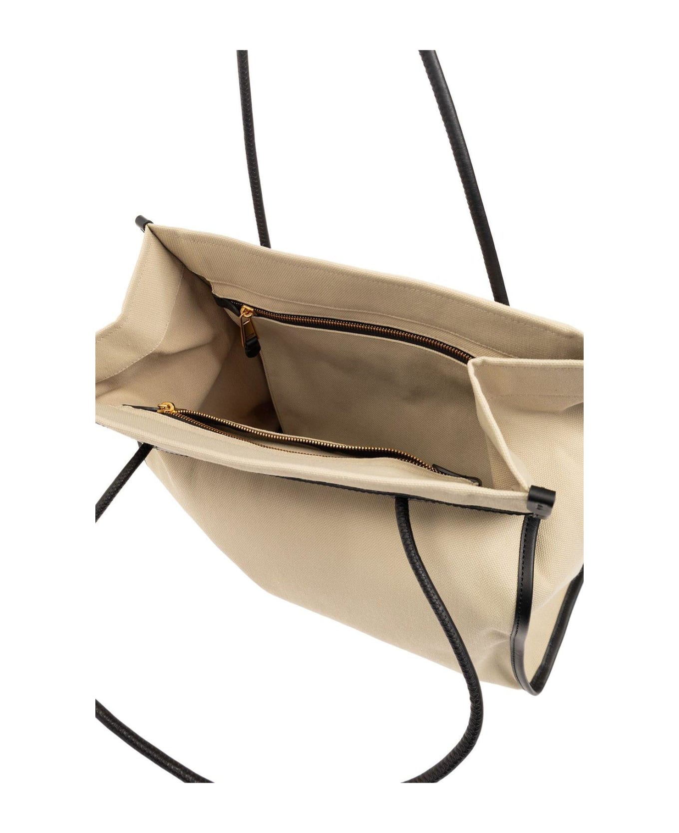 Moschino Open-top Shopper Bag - BEIGE トートバッグ