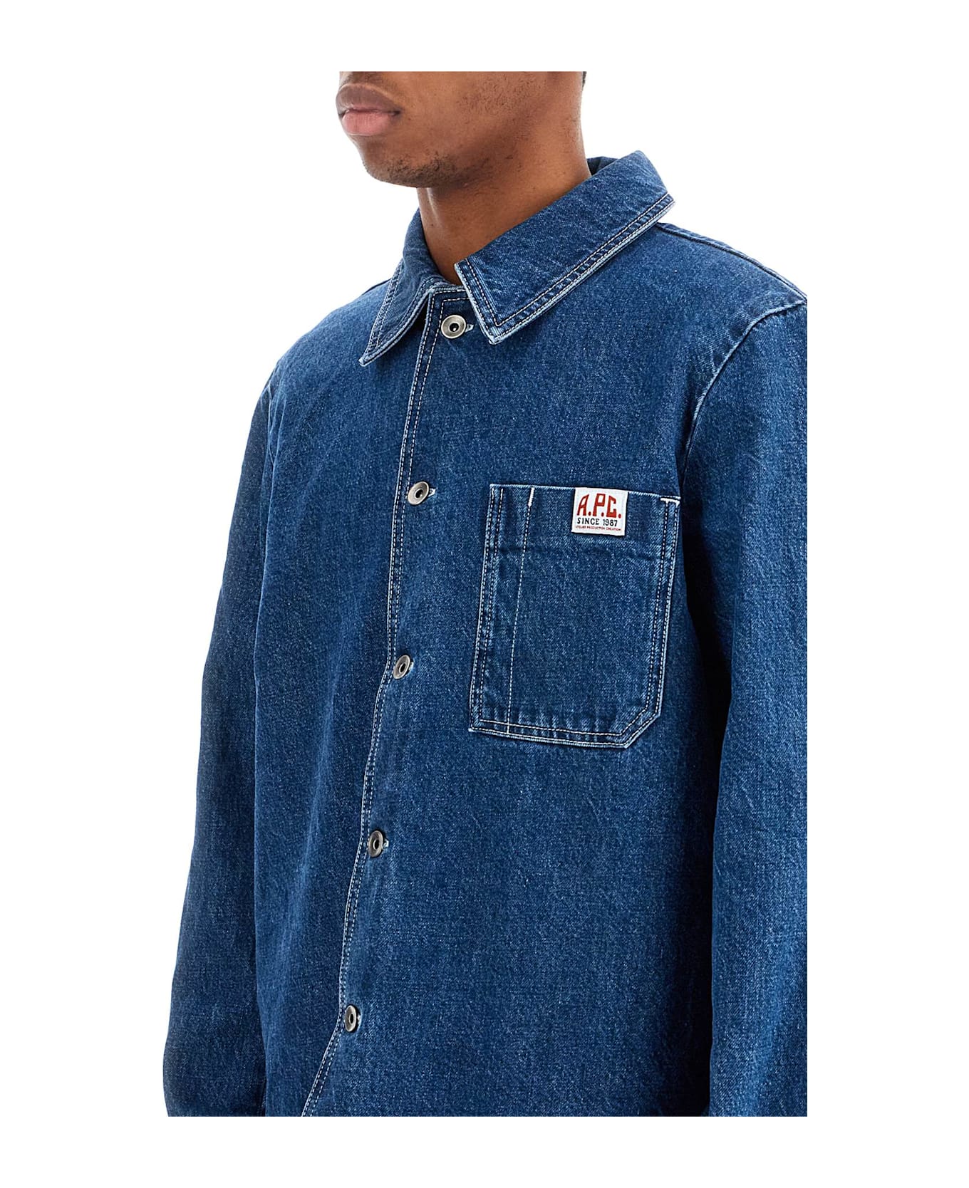 A.P.C. Lauren\n\nralph Lauren Denim Oversh - Blue