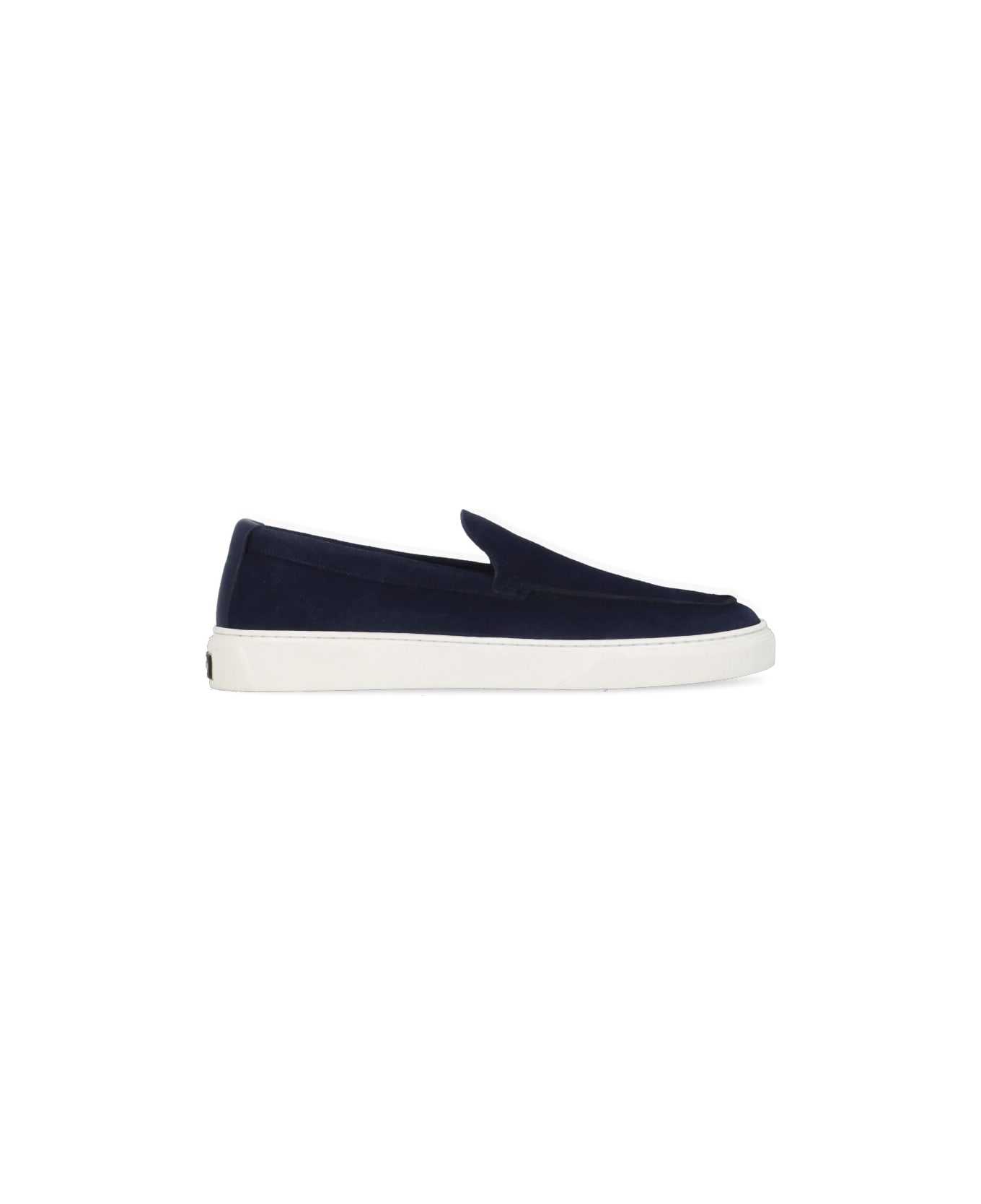 Woolrich Suede Leather Loafers - Blu