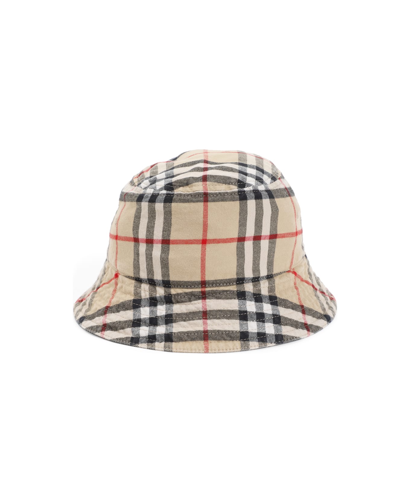 Burberry Check Bucket Hat - Archive Beige
