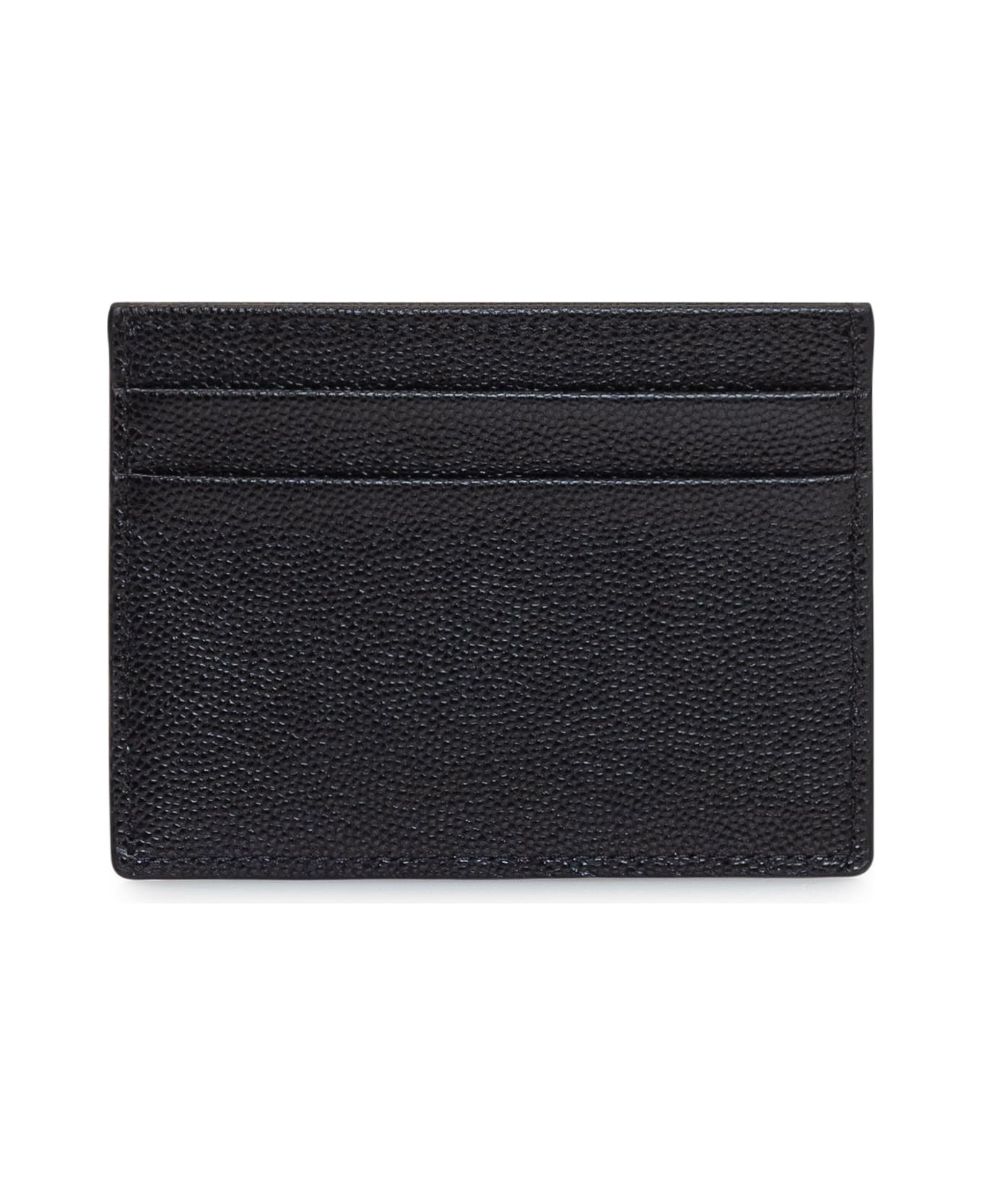 Palm Angels Card Holder With Print - Nero