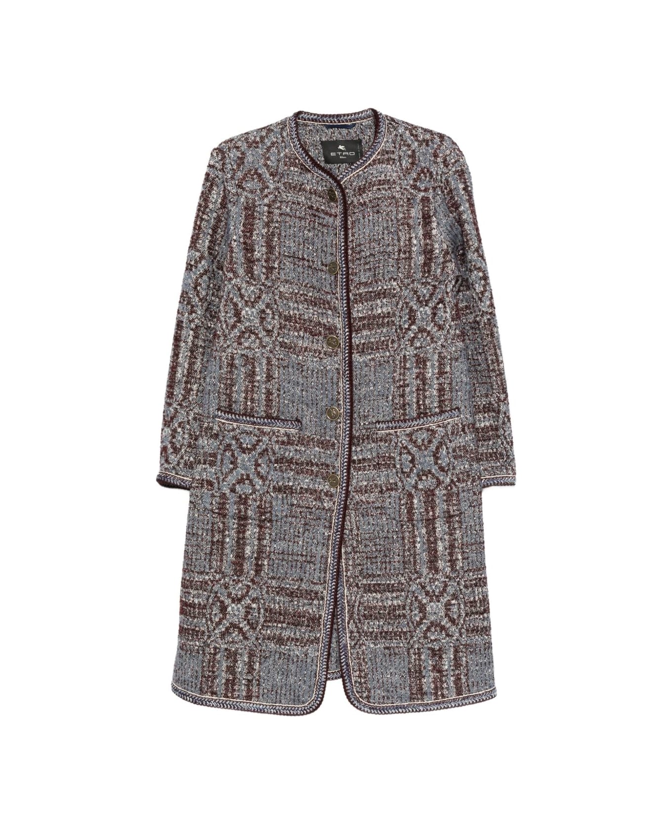 Etro Knee-length Coat - Grey