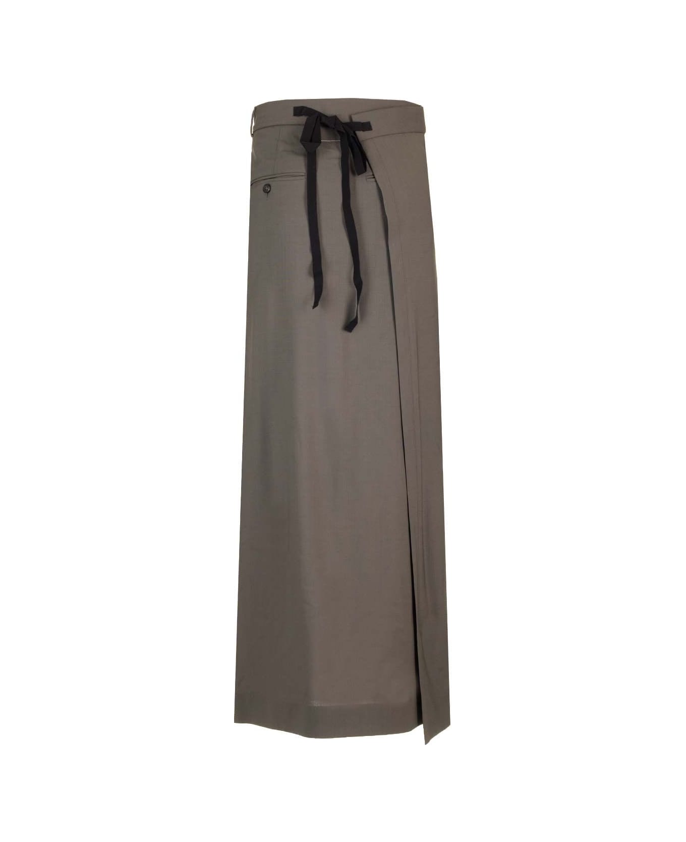 MM6 Maison Margiela Long Skirt - Grey スカート